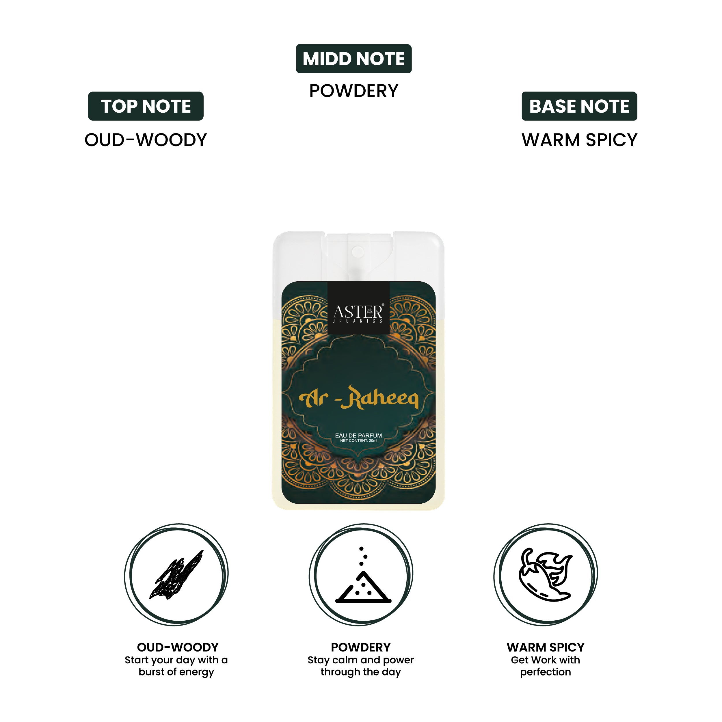 Ar- Raheeq (Oud) Pocket Perfume for Oud 20ml