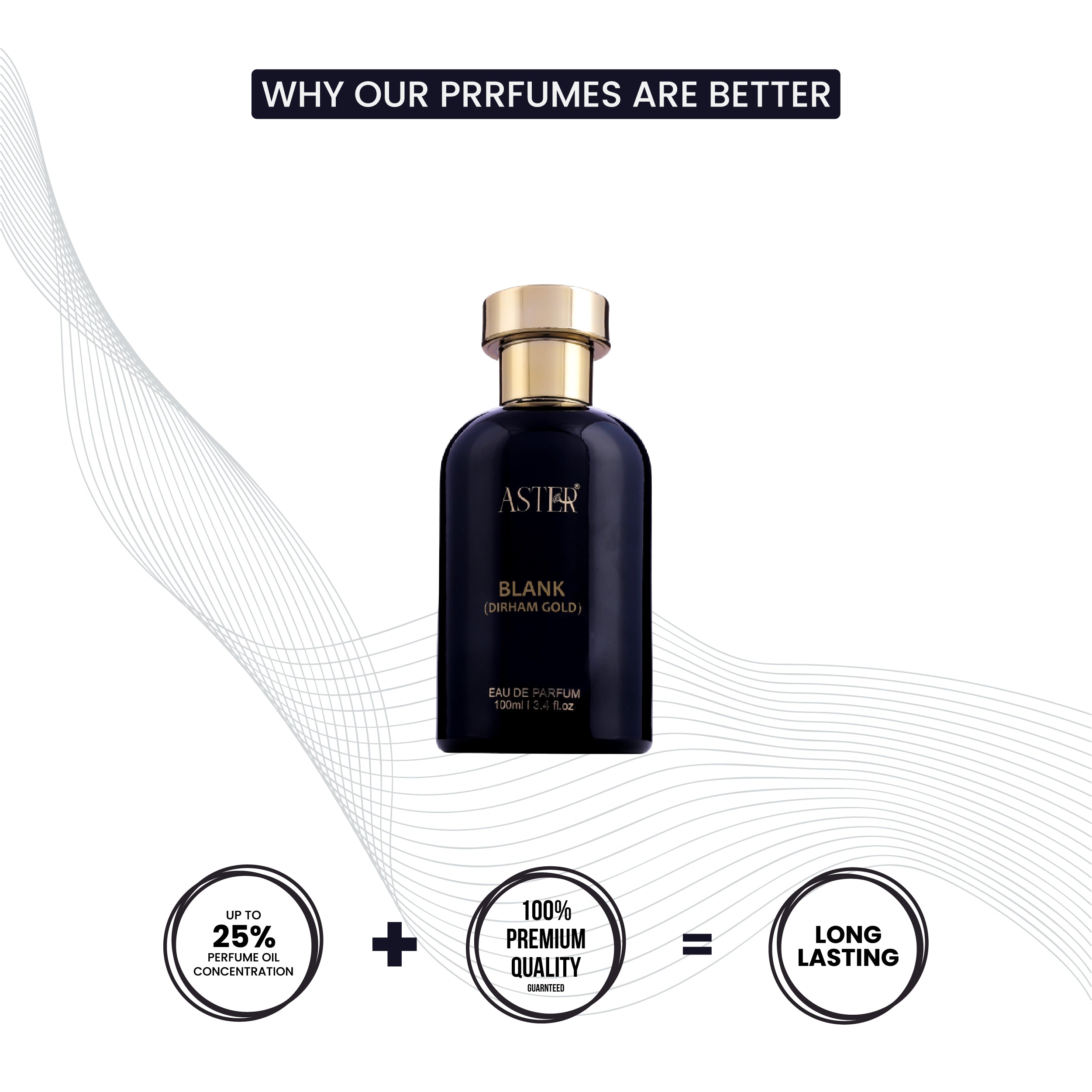 Blank (Dirham Gold) EDP for Unisex 100ml