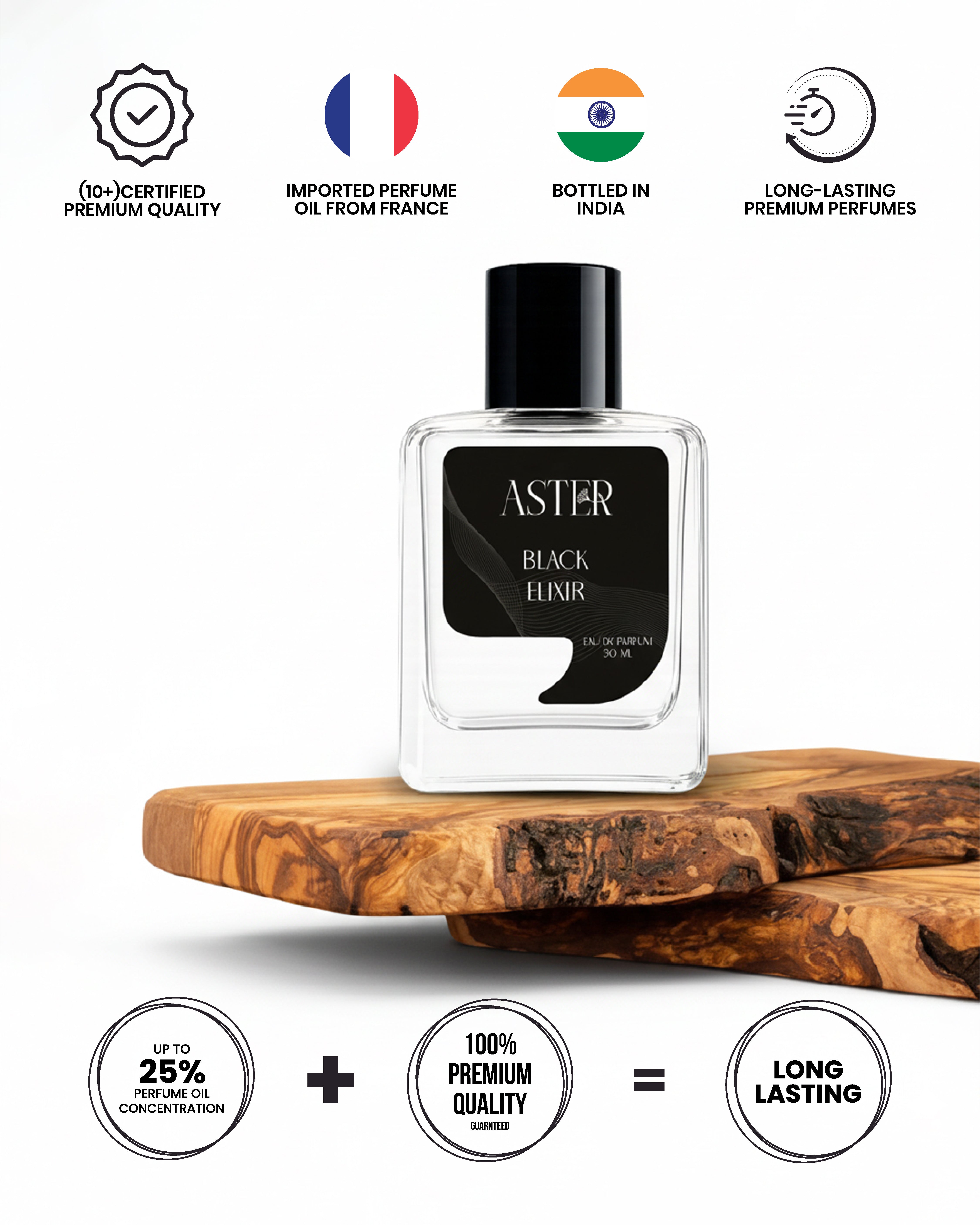 Black Elixer EDP for Unisex 50ml