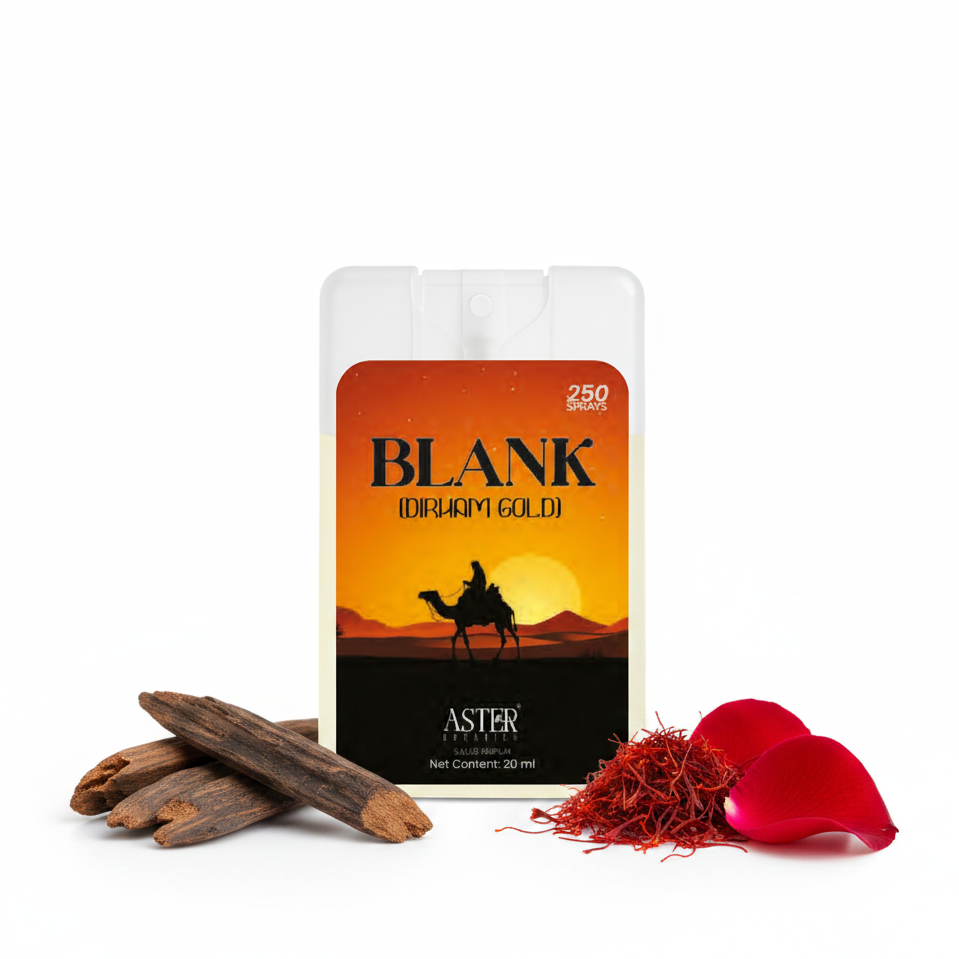 Blank (Dirham Gold) Pocket Perfume for Unisex 20ml