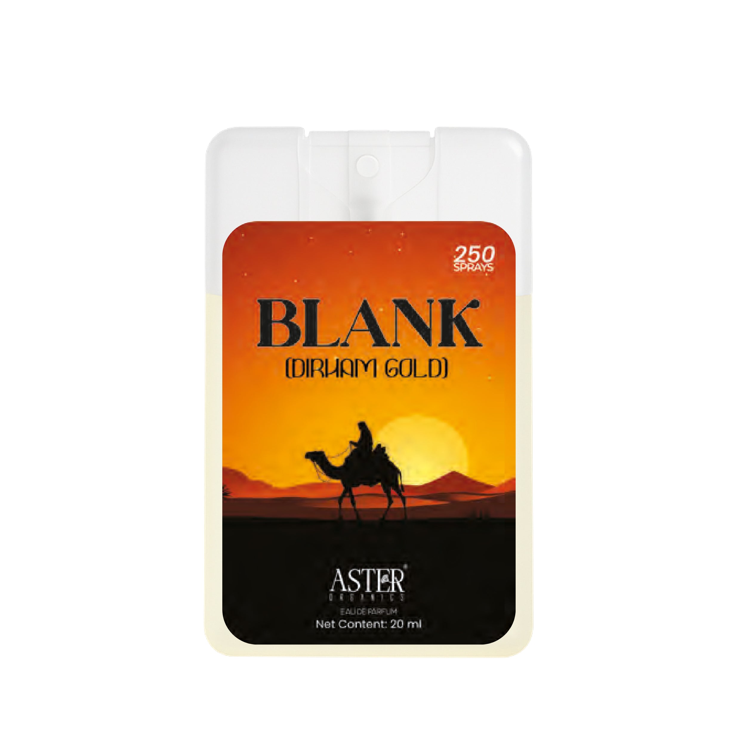 Blank (Dirham Gold) Pocket Perfume for Unisex 20ml