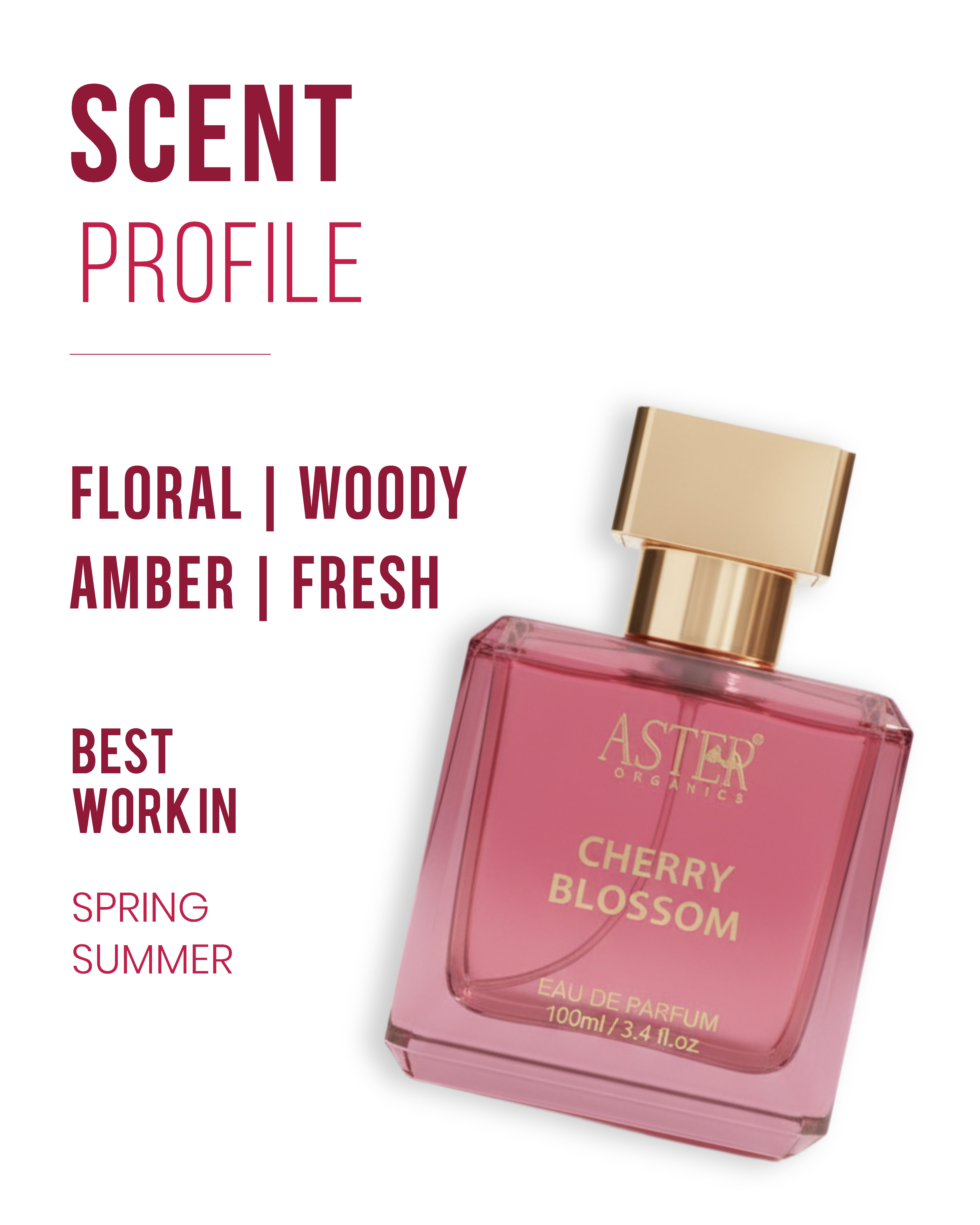 Cherry Blossom EDP for Woman 100ml bottle