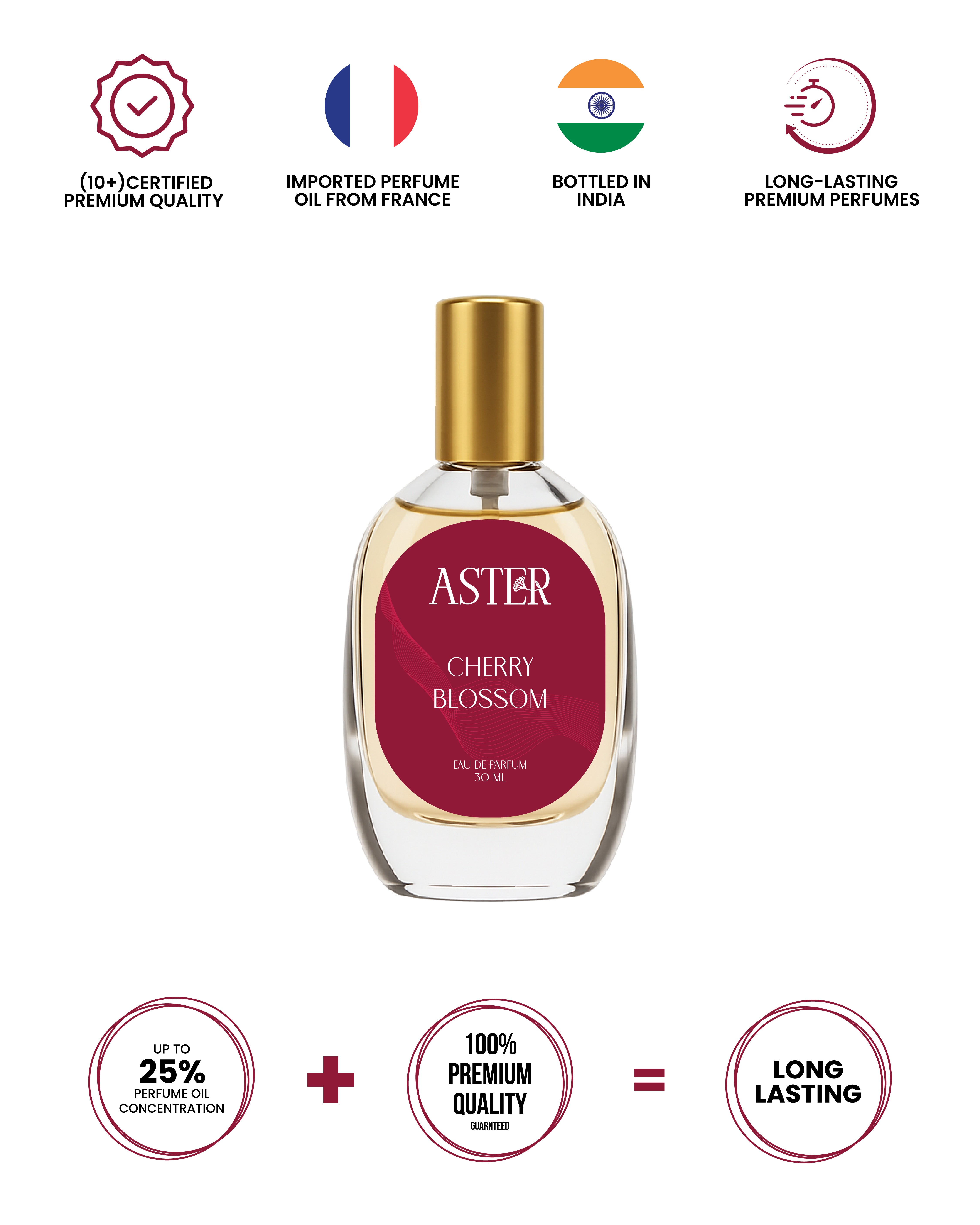 100% Organic Cherry Blossom for Woman 30ml