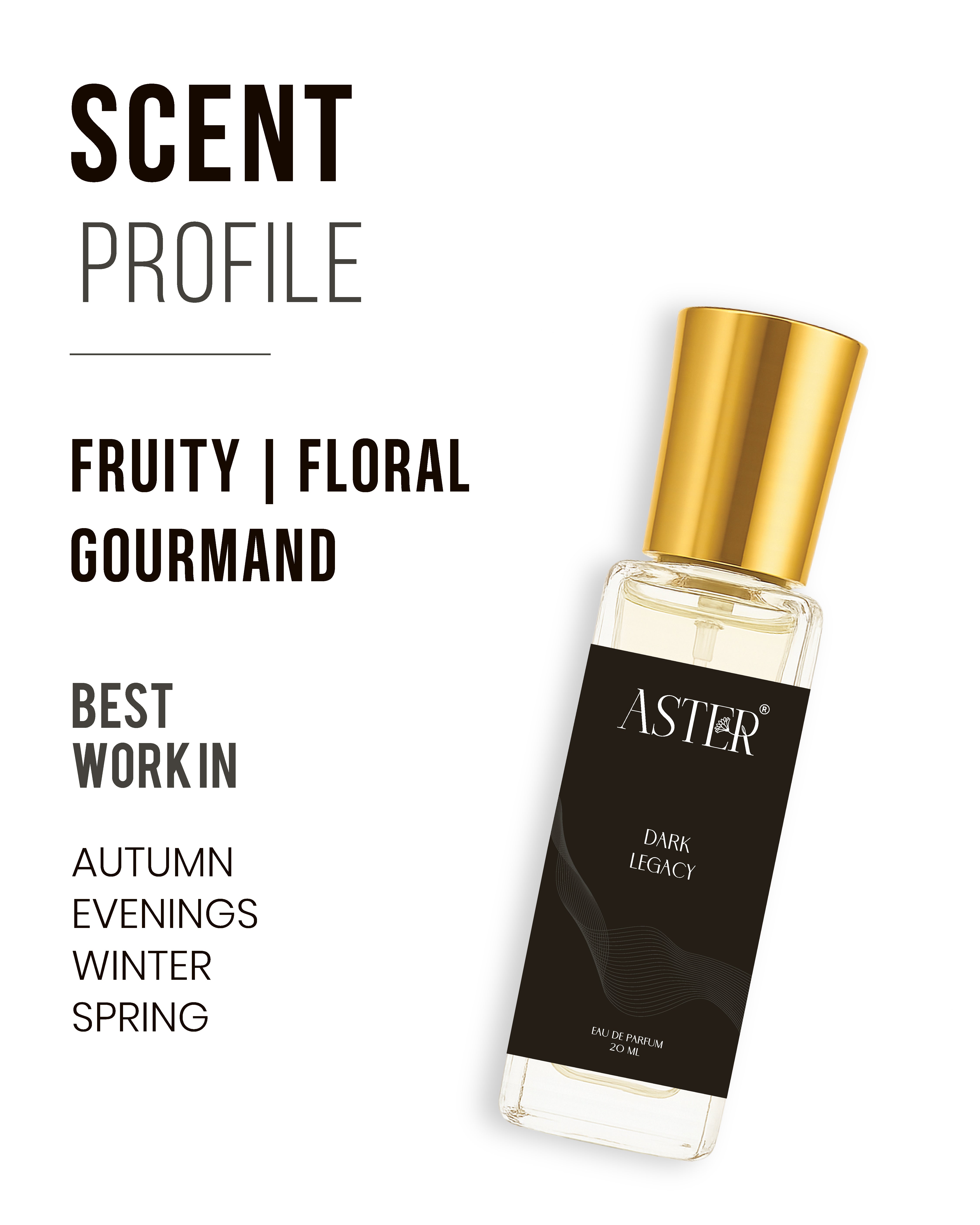 Dark Legacy EDP for Unisex 20ml fragrance bottle