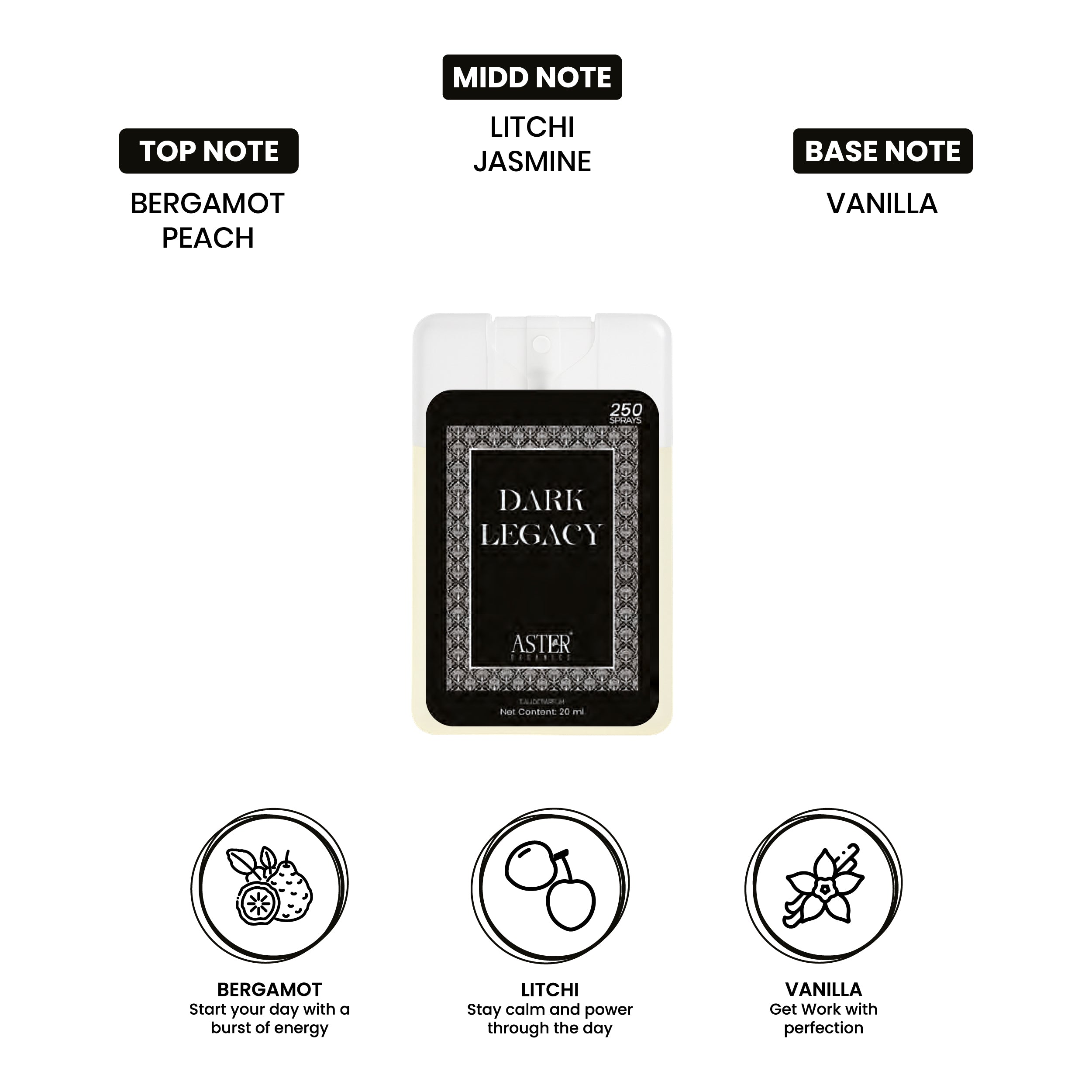 Dark Legacy Pocket Perfume for Unisex 20ml