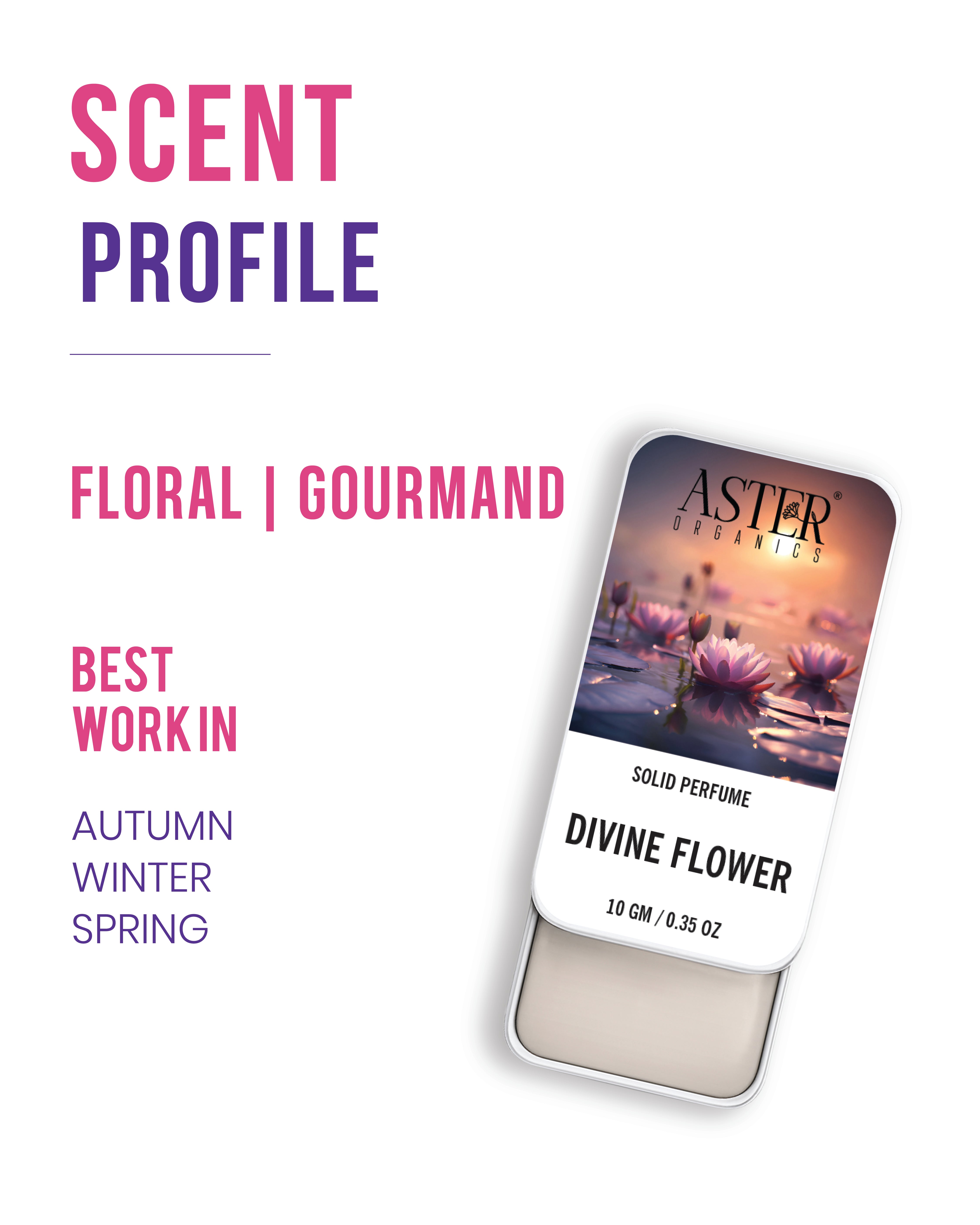Women's Solid Perfume Collection Pack of 5