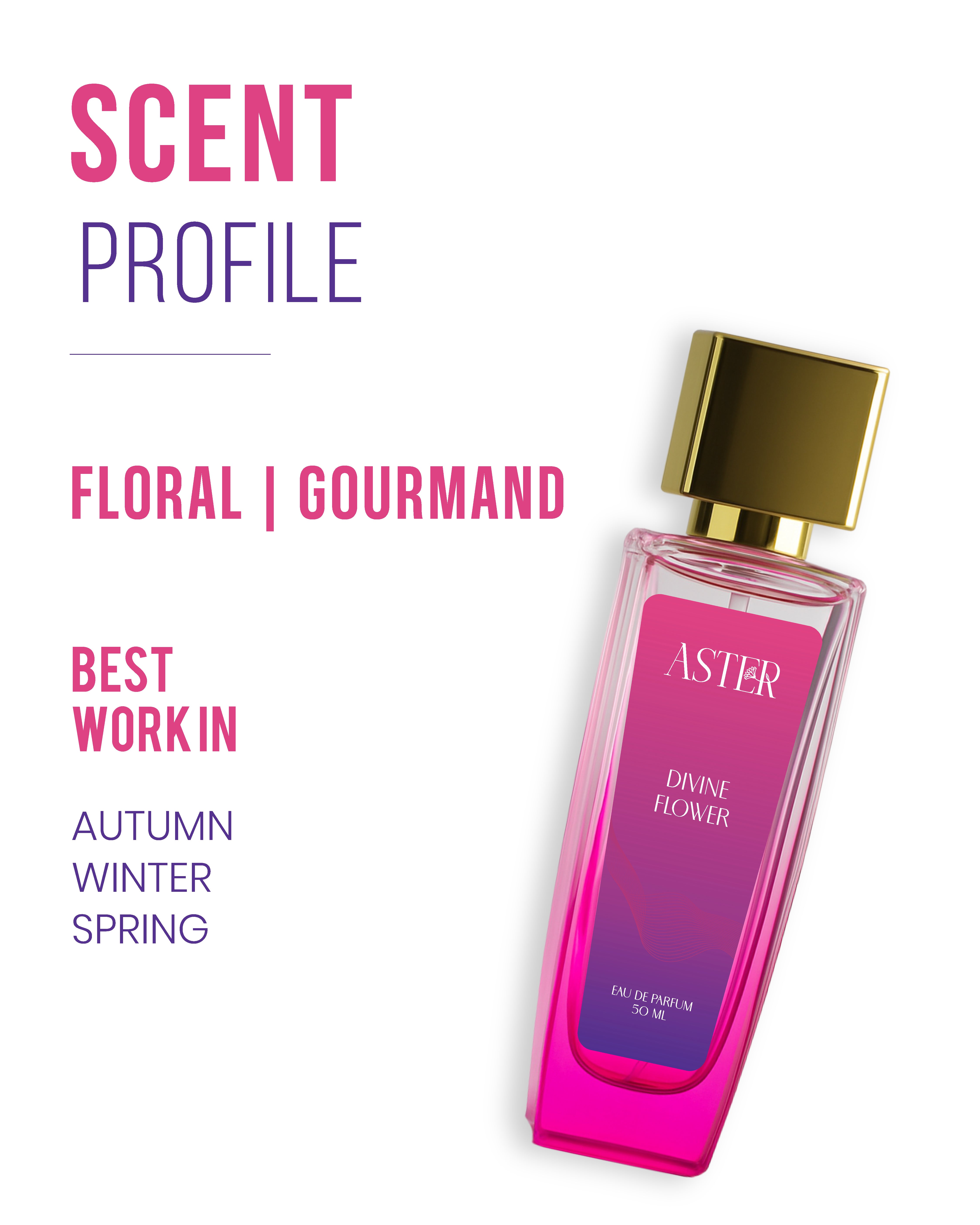 Divine Flower EDP for Woman 50ml