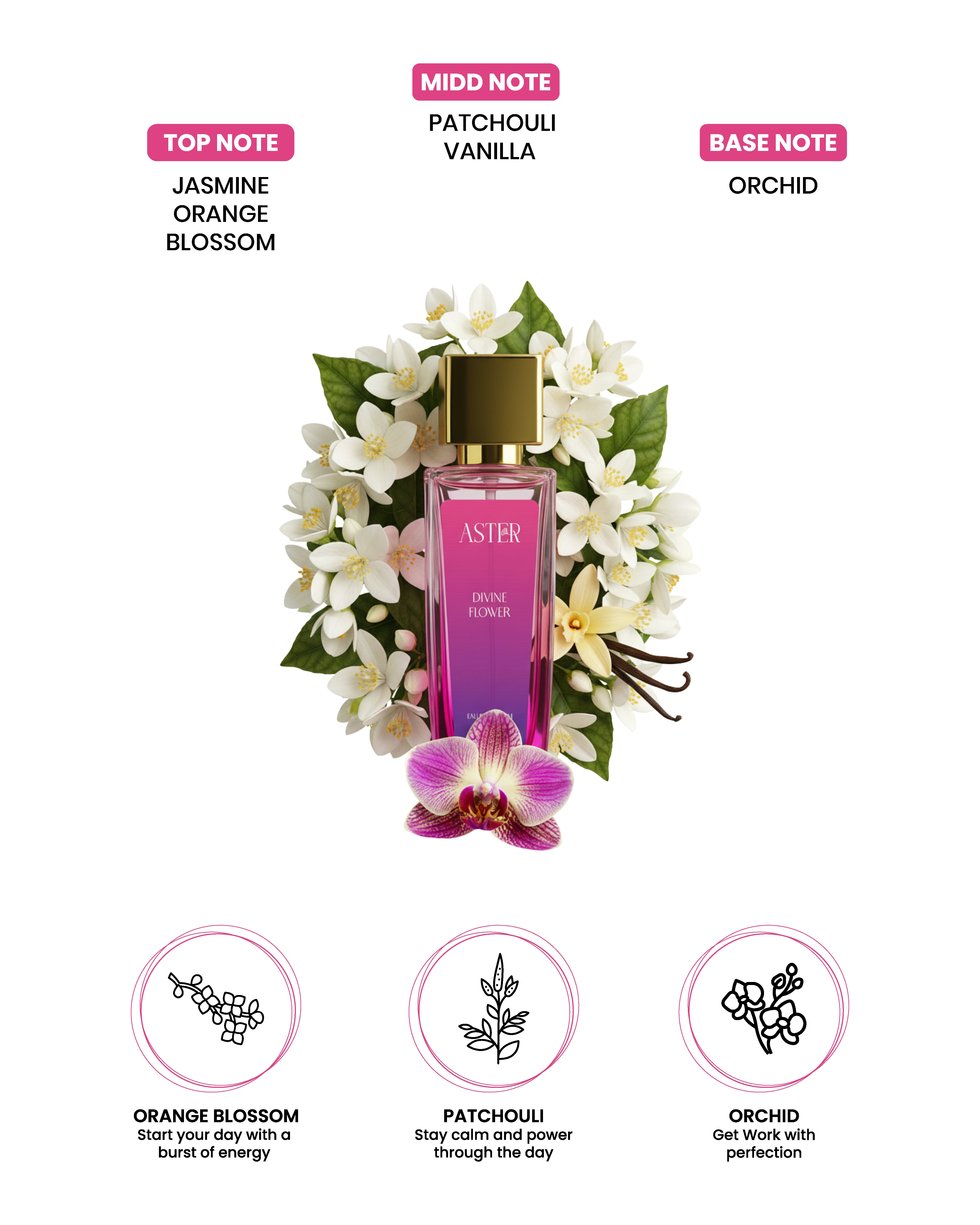 Divine Flower EDP for Woman 50ml