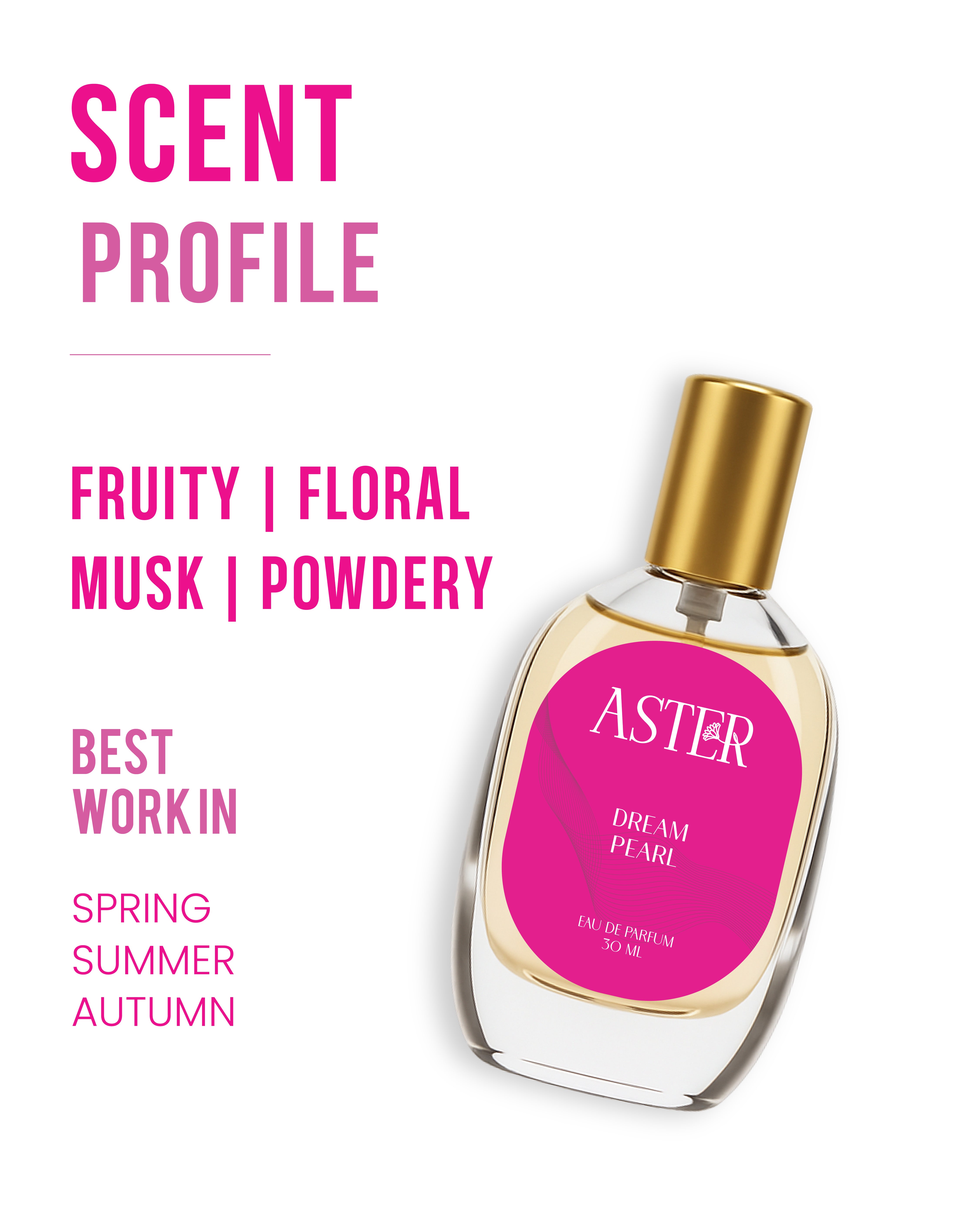 100% Organic Dream Perl for Woman 30ml