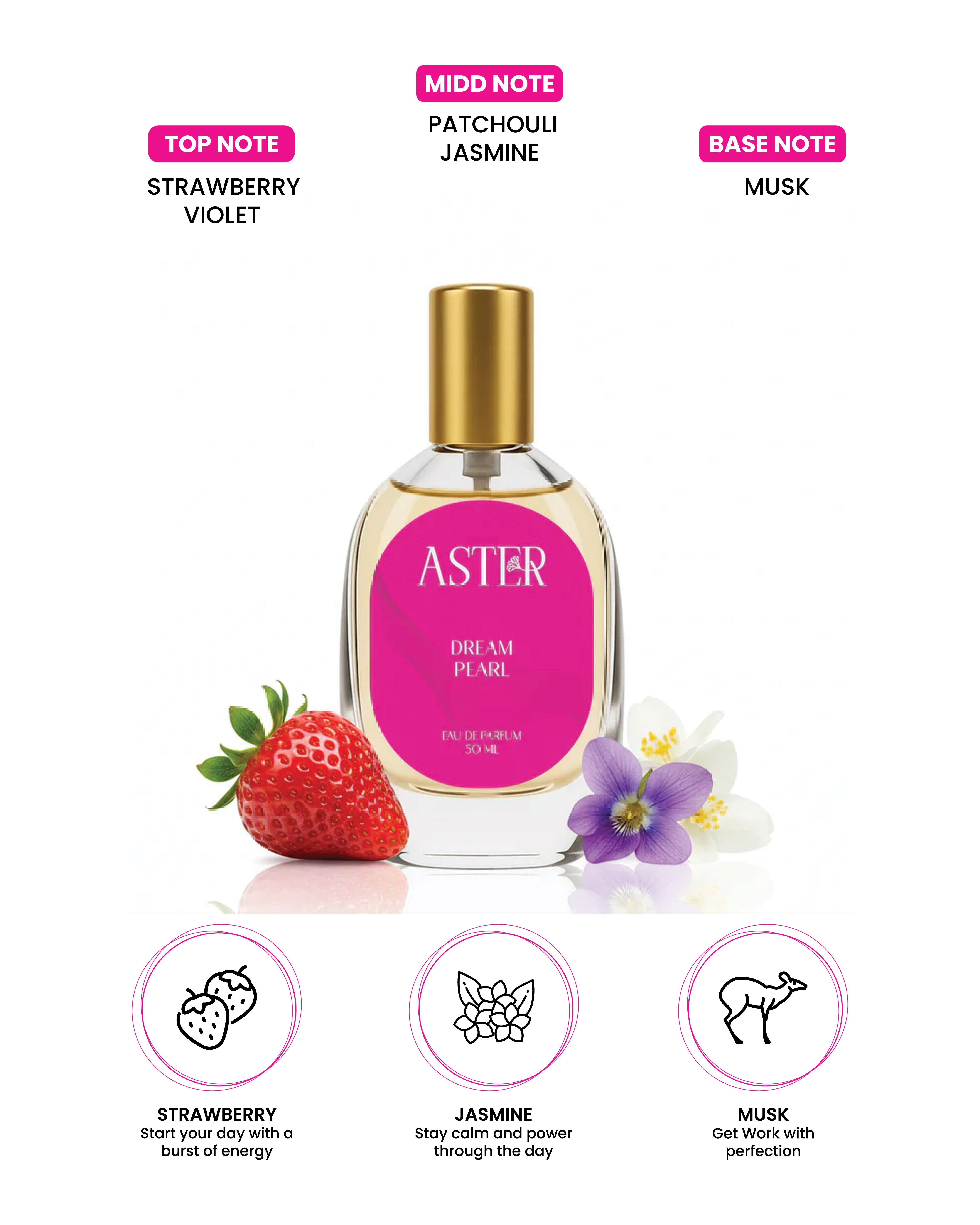 100% Organic Dream Perl for Woman 30ml