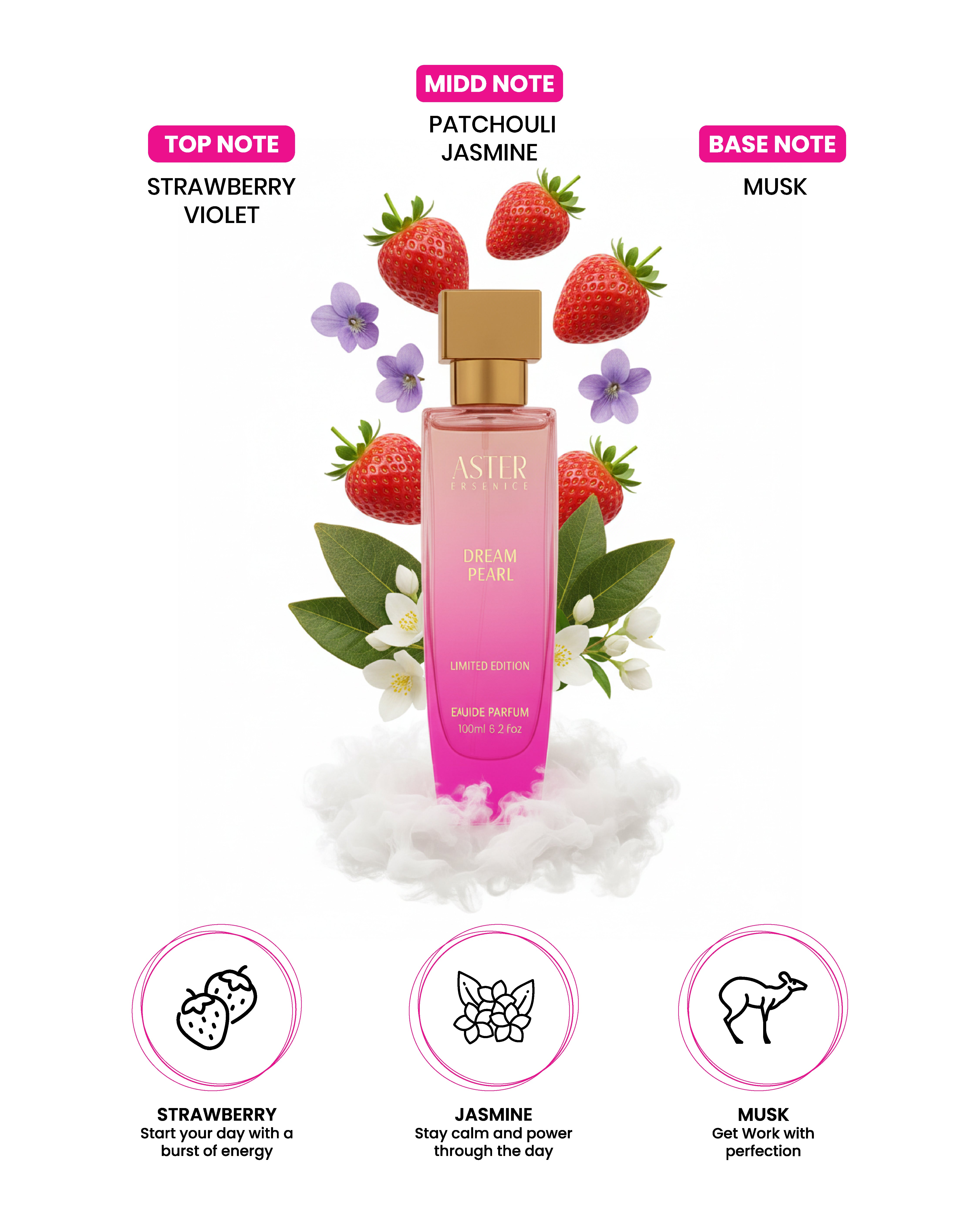 Dream Perl EDP for Woman 100ml perfume bottle