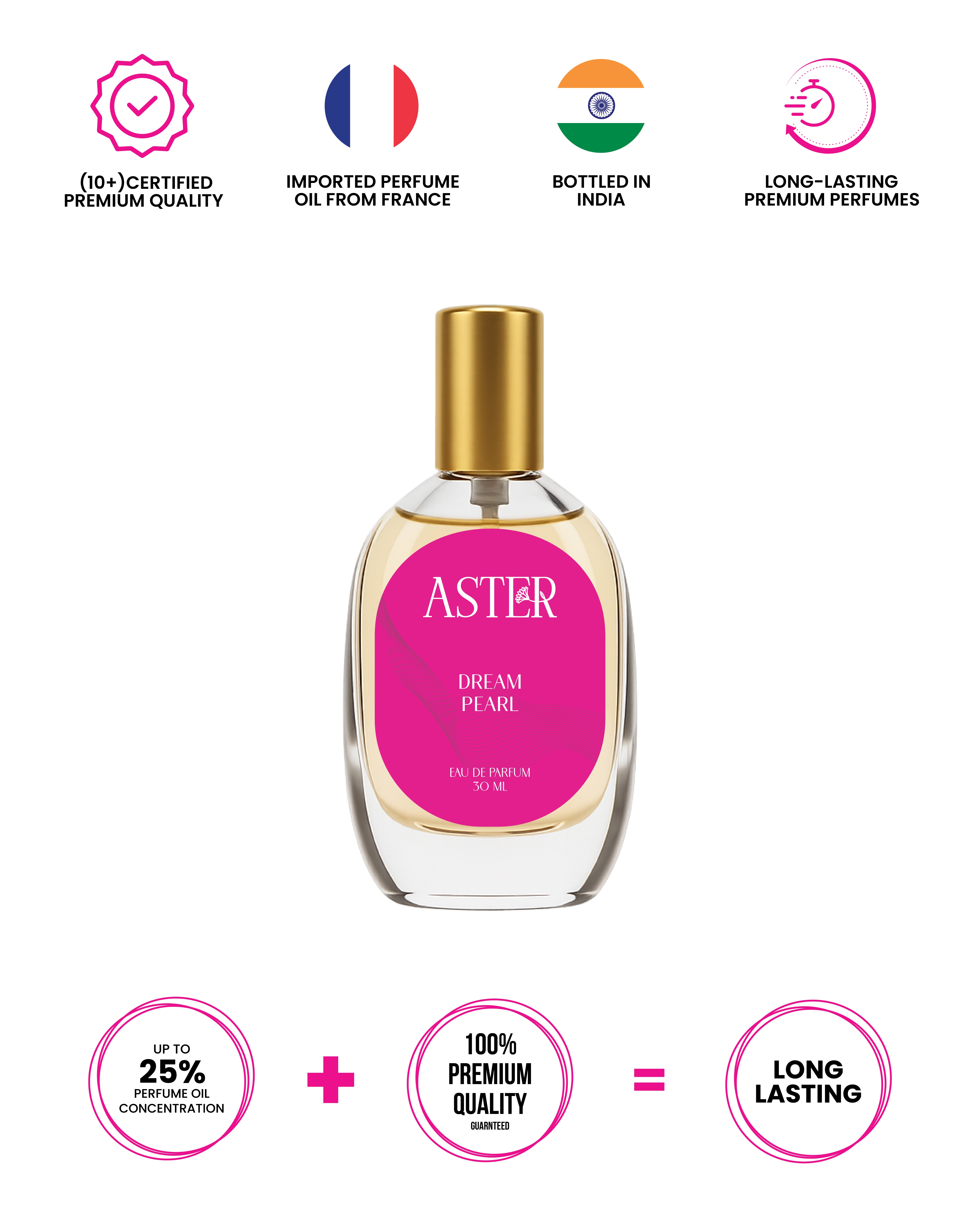 100% Organic Dream Perl for Woman 30ml