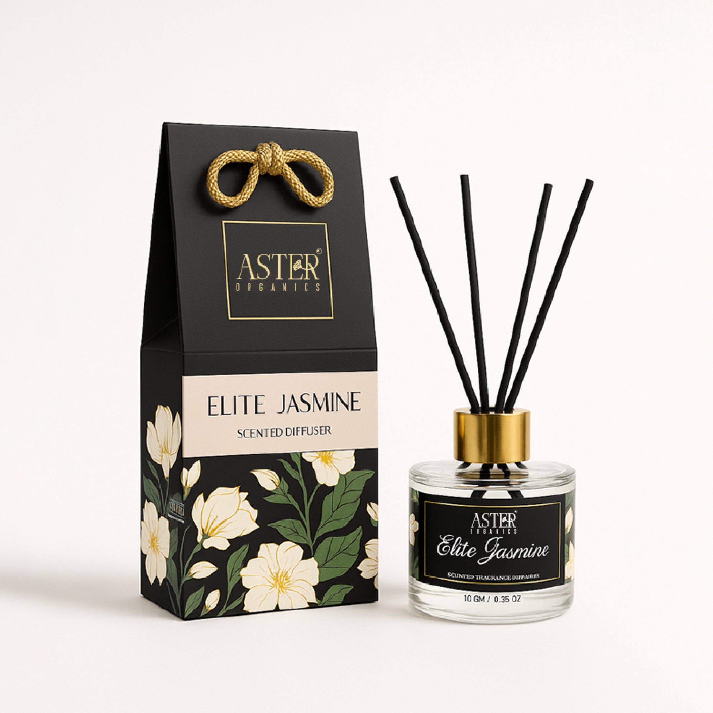 Elite Jasmine Reed Diffuser Set