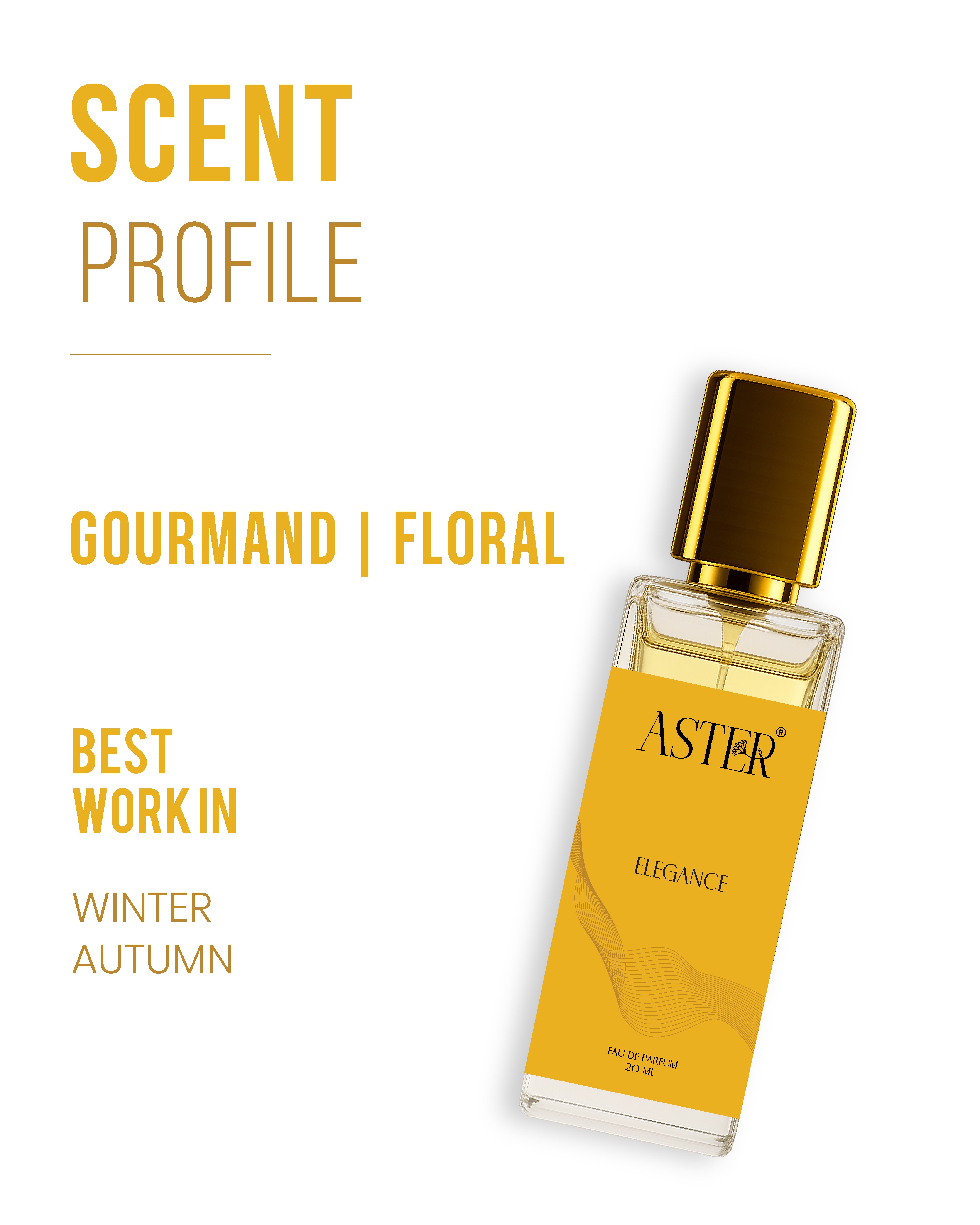 Elegance EDP for Woman 20ml perfume bottle