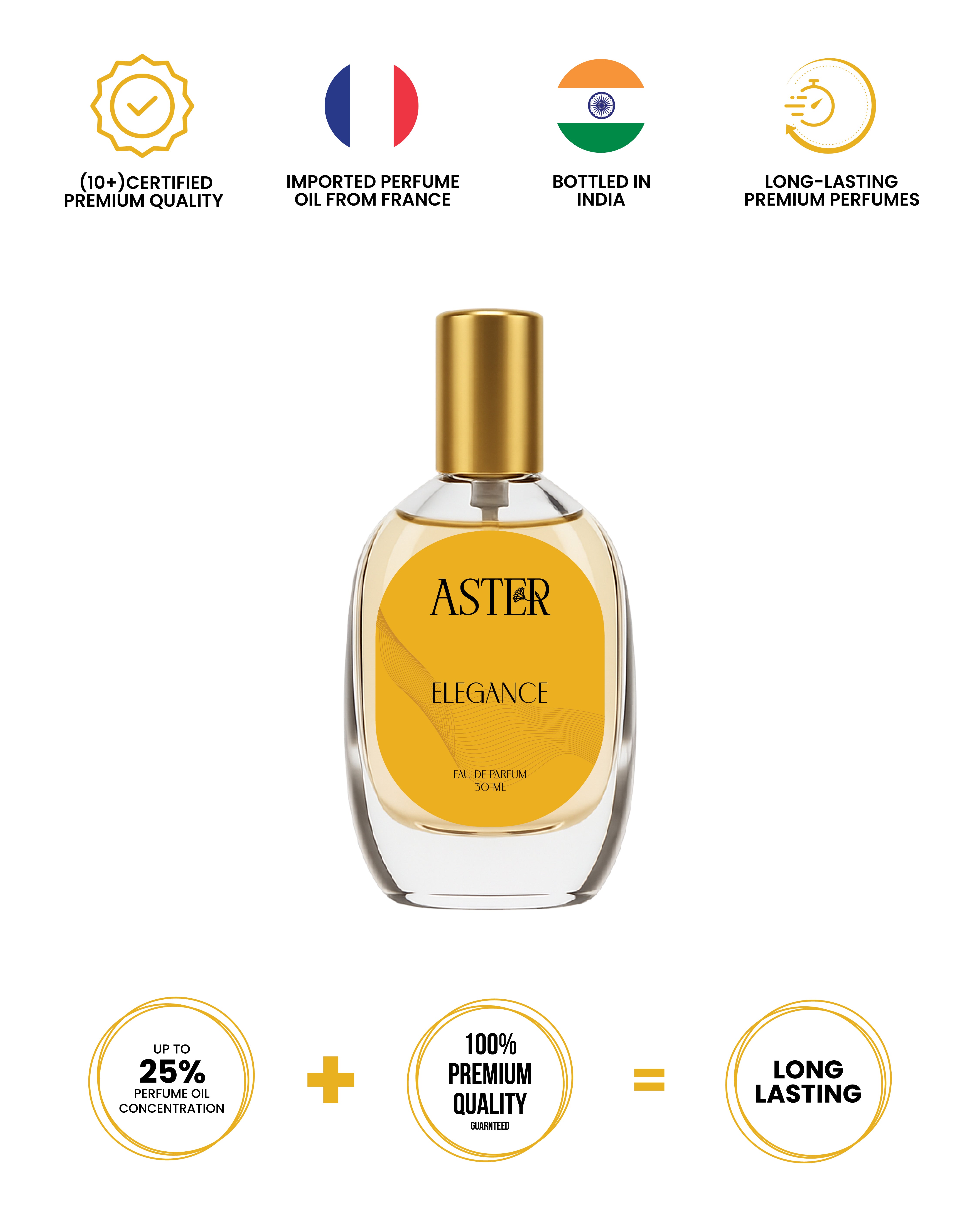 100% Organic Elegance for Woman 30ml
