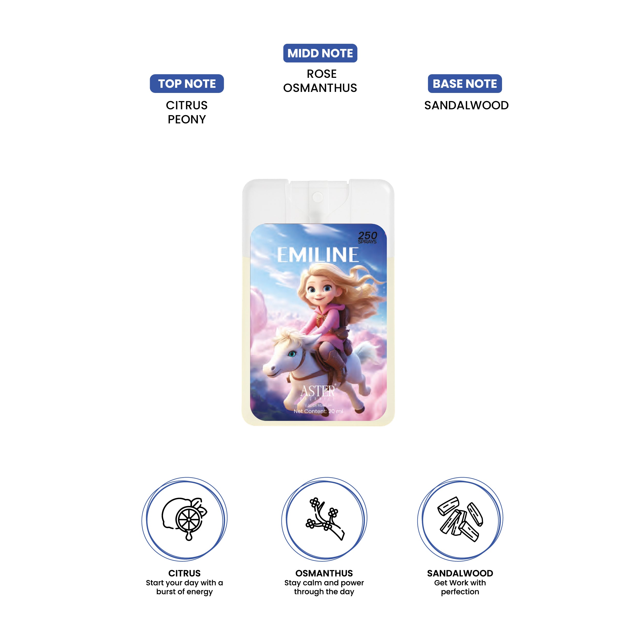 Emiline Pocket Perfume for Woman 20ml