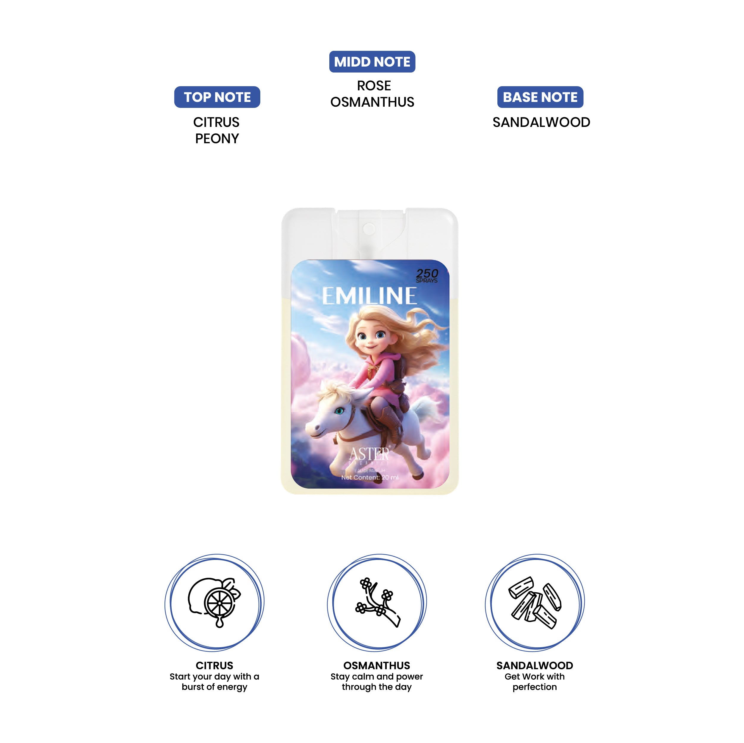 Emiline Pocket Perfume for Woman 20ml
