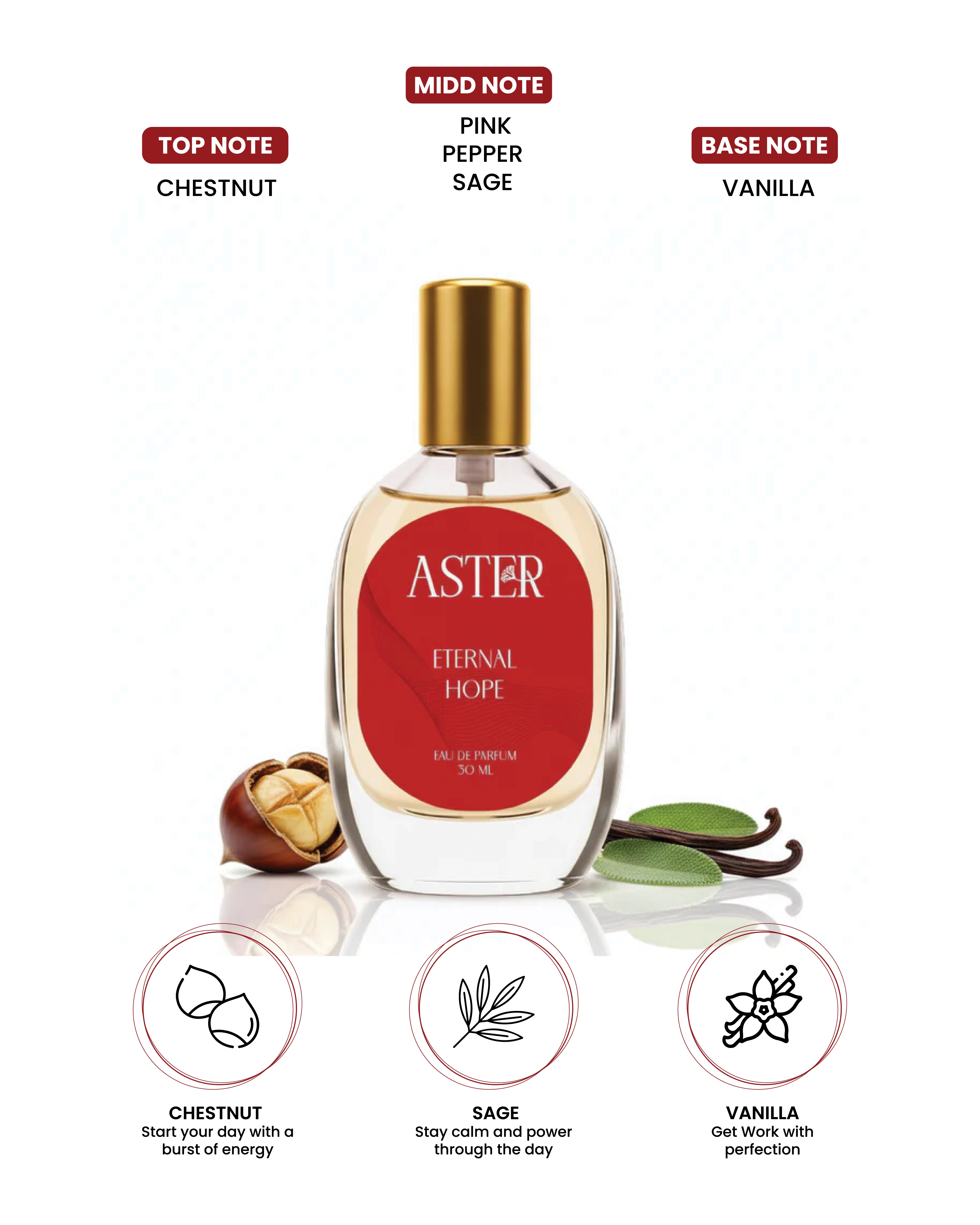 100% Organic Eternal Hope for Woman 30ml