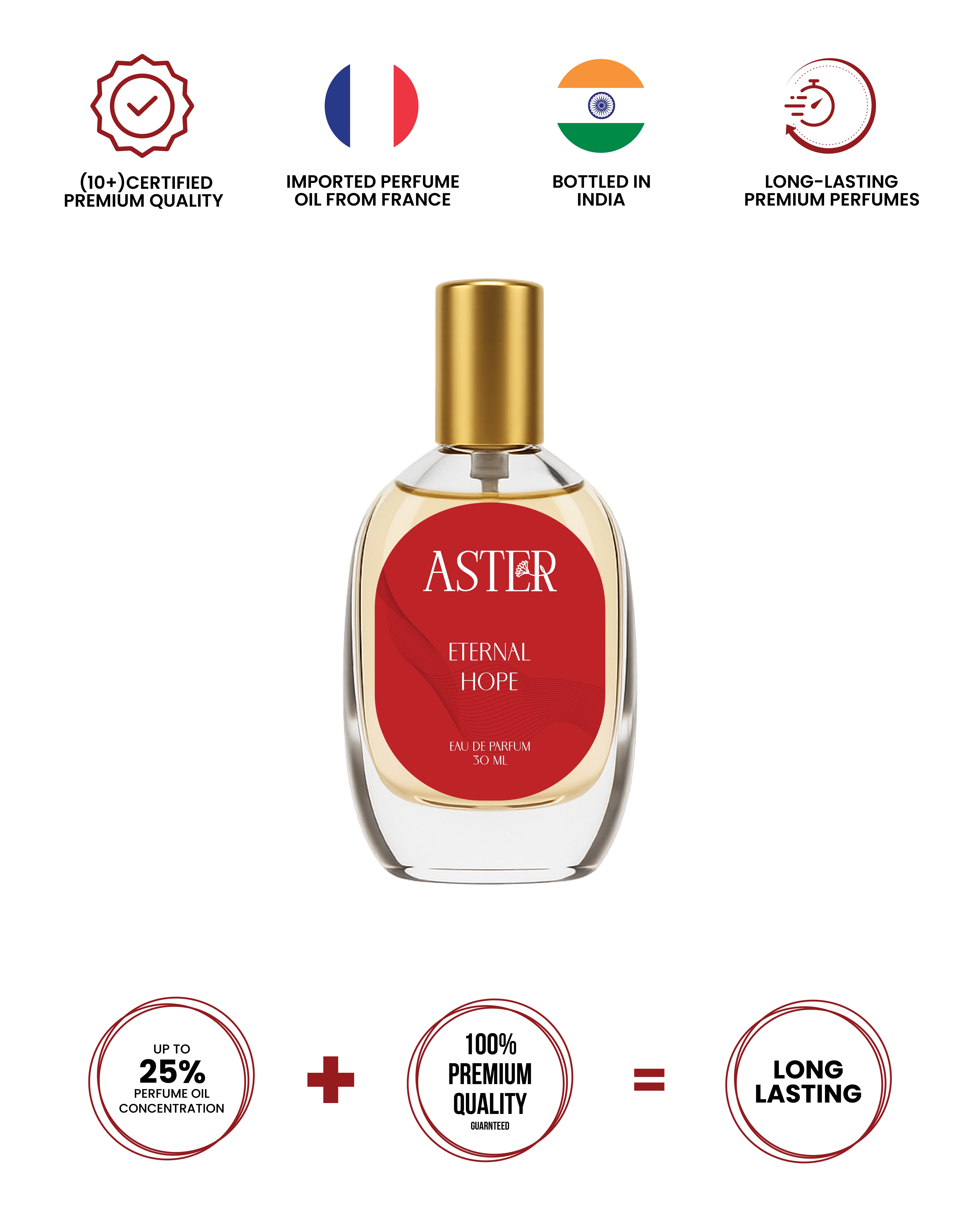 100% Organic Eternal Hope for Woman 30ml