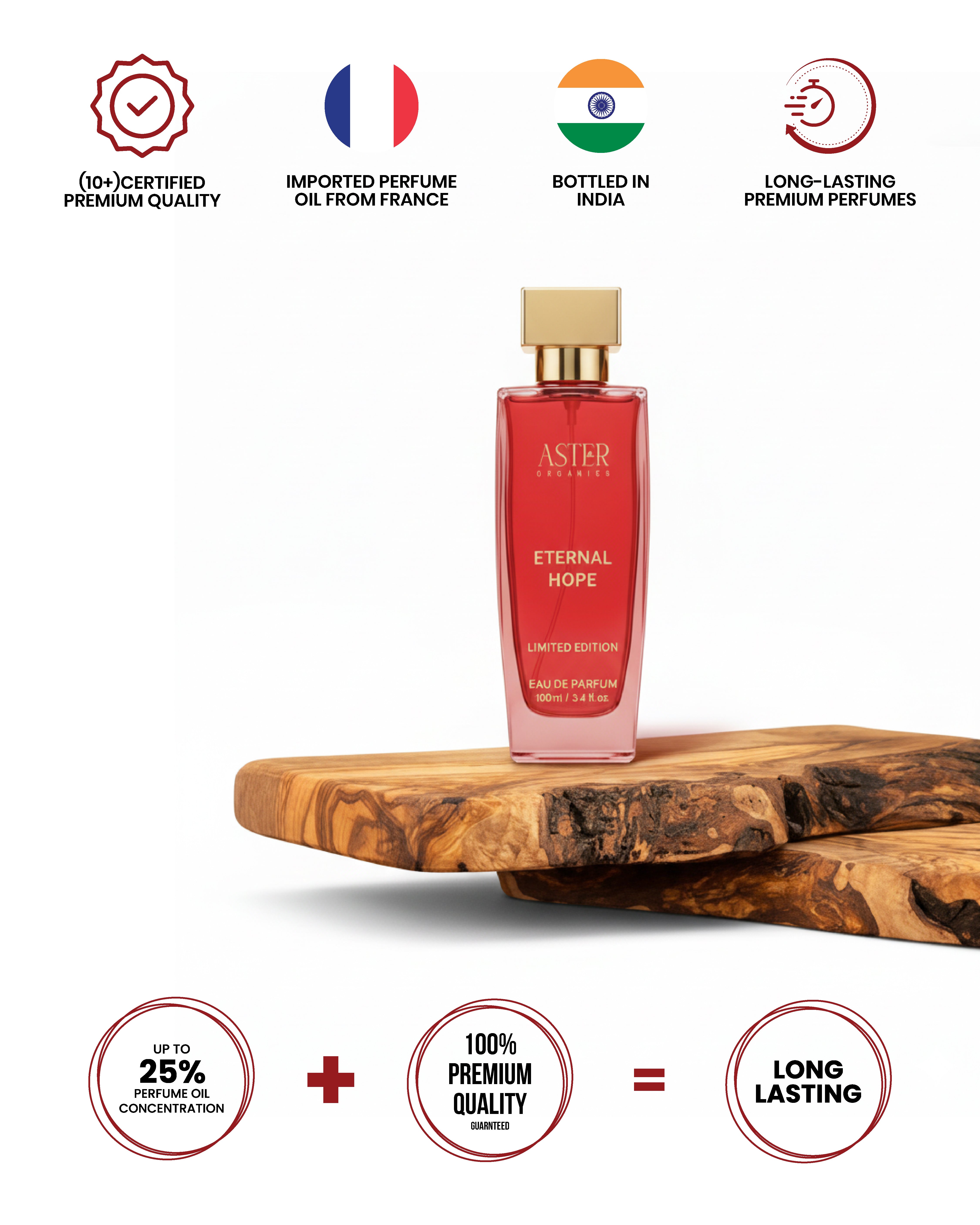 Eternal Hope EDP for Woman 100ml fragrance bottle