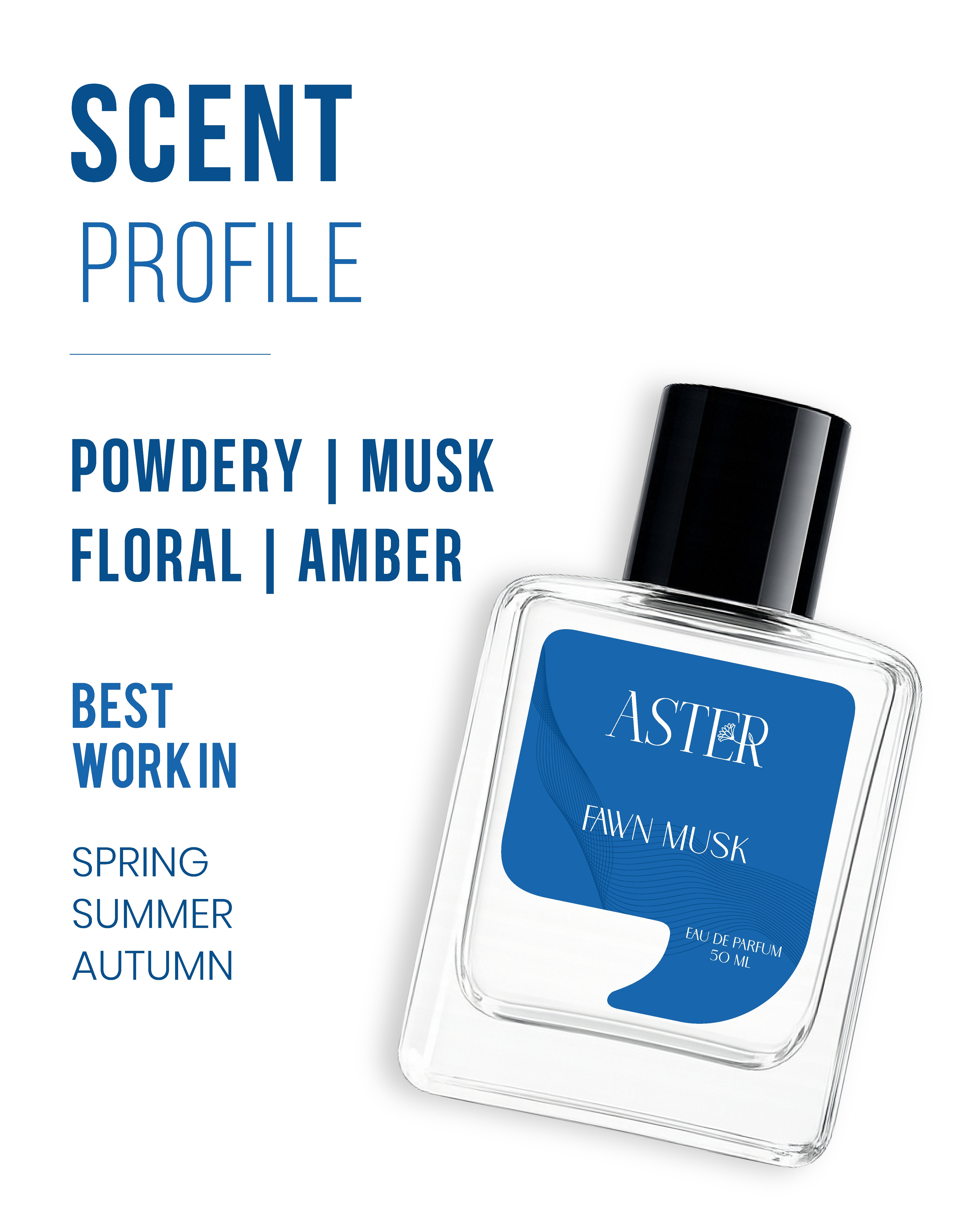 Fawn Musk EDP for Unisex 50ml