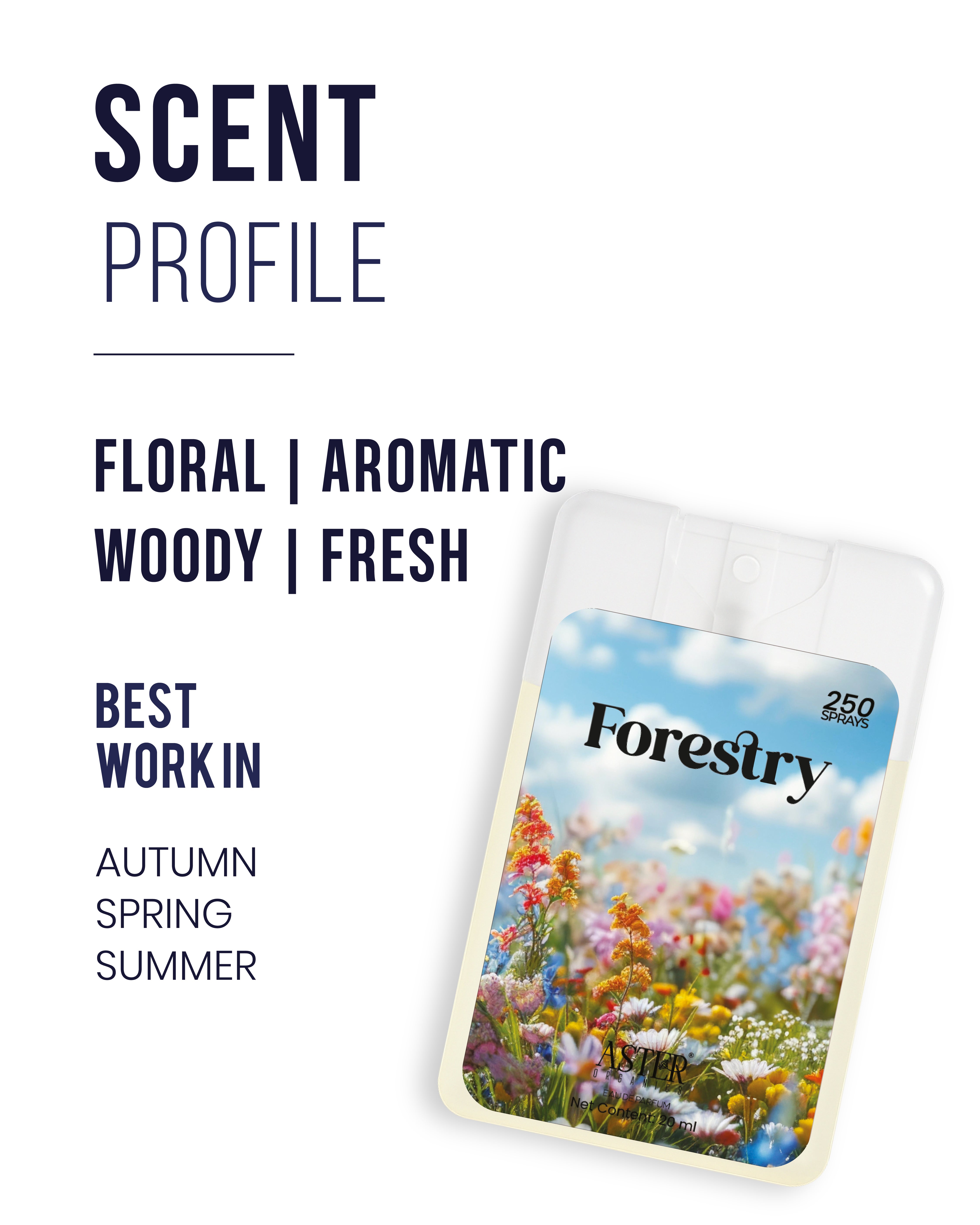 Forestry Pocket Perfume for Unisex 20ml bottle