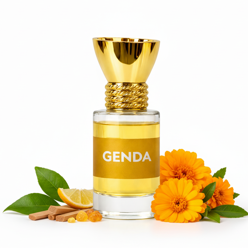 100% Organic Luxury Genda Attar - 6ml
