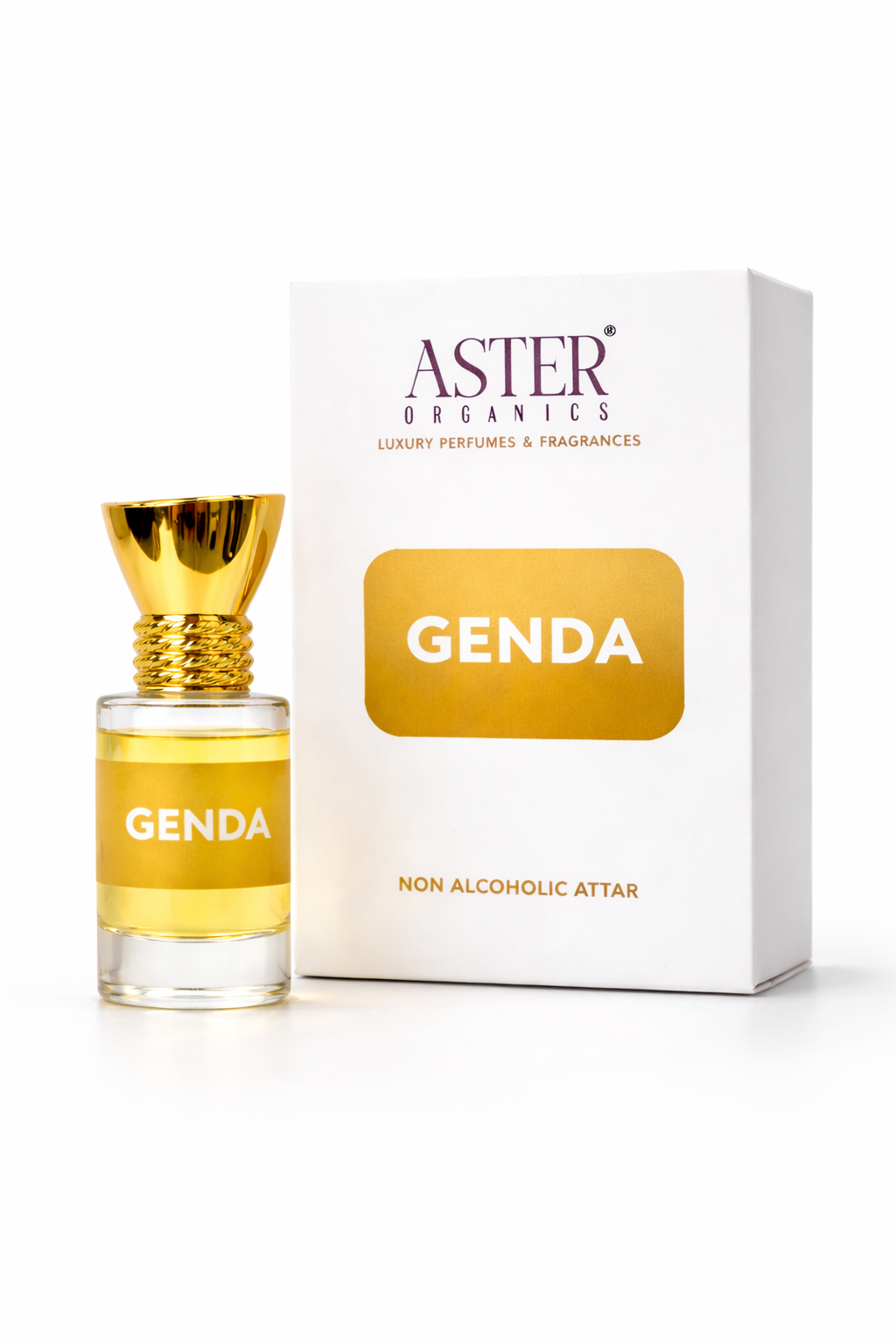 100% Organic Luxury Genda Attar - 6ml