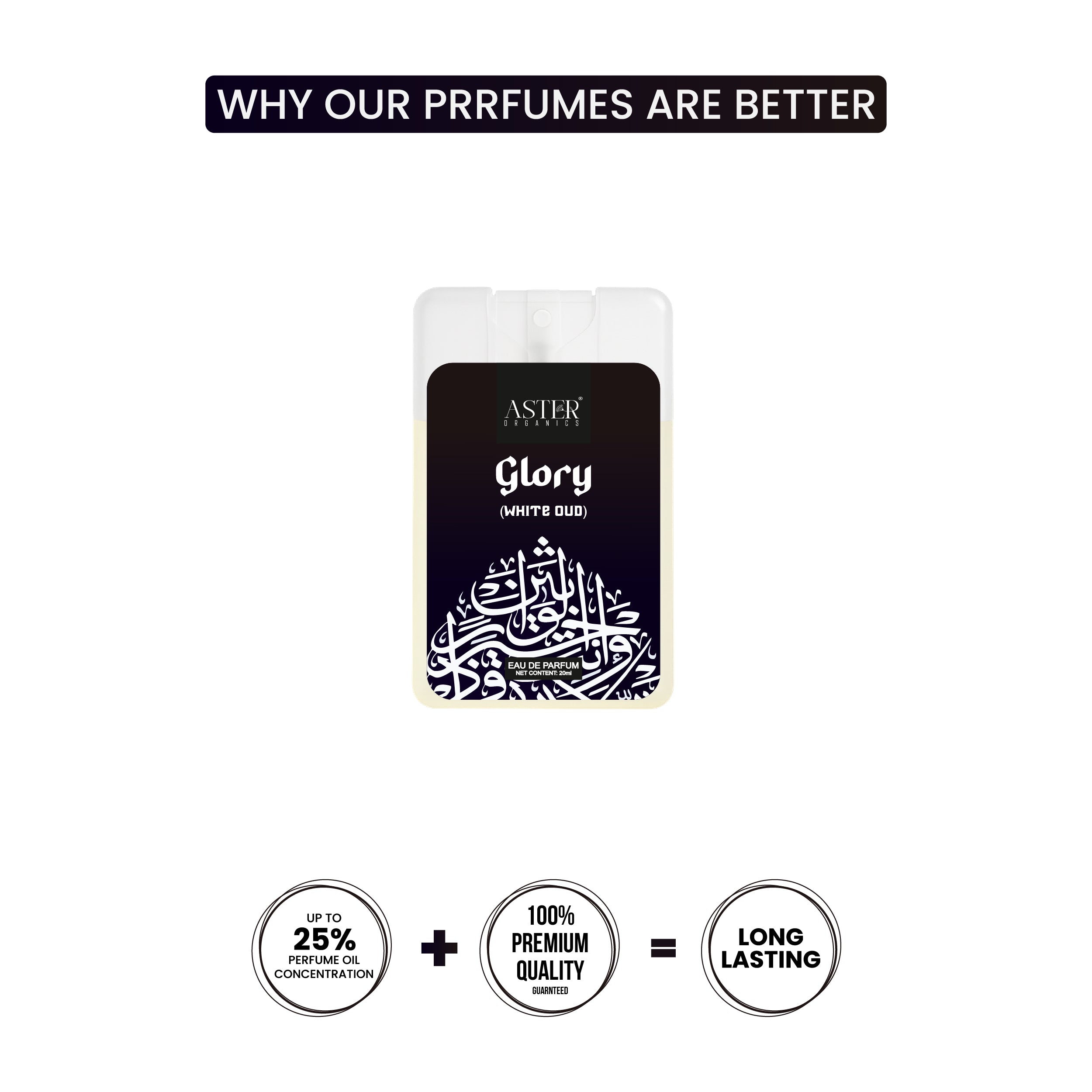 Glory (White Oud) Pocket Perfume for Oud 20ml