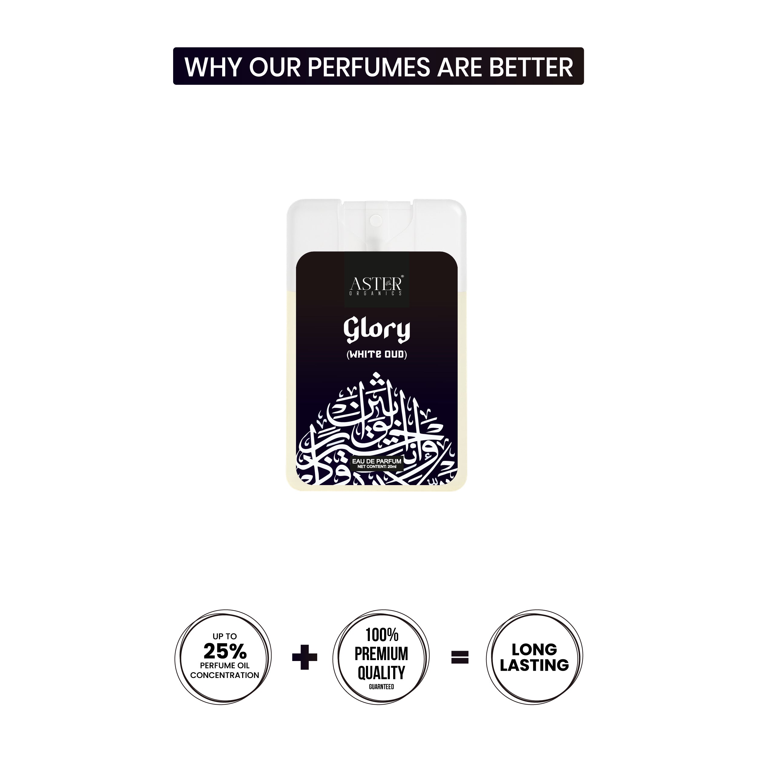 Glory (White Oud) Pocket Perfume for Oud 20ml