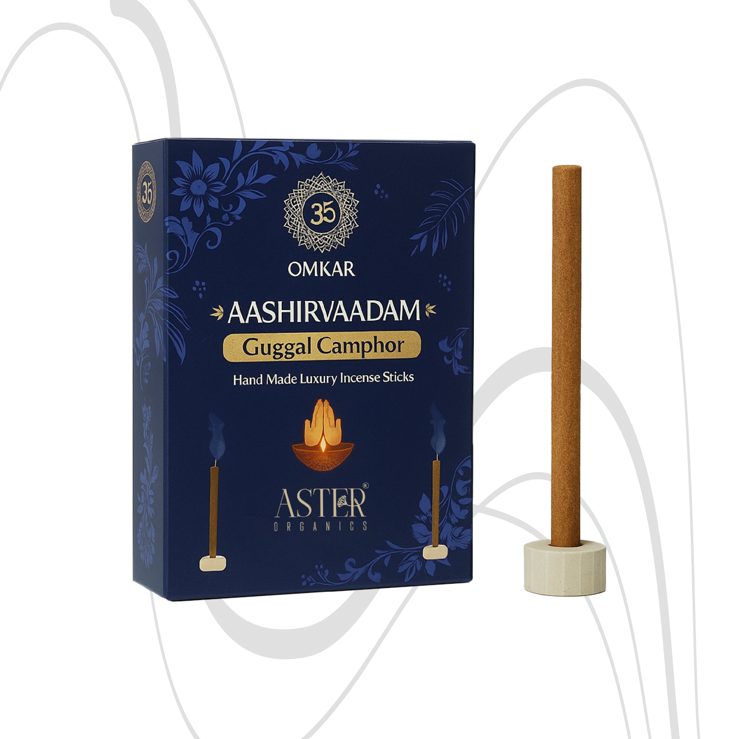 Omkar Aashirvadam - Guggul Camphor - Dhoop Stick