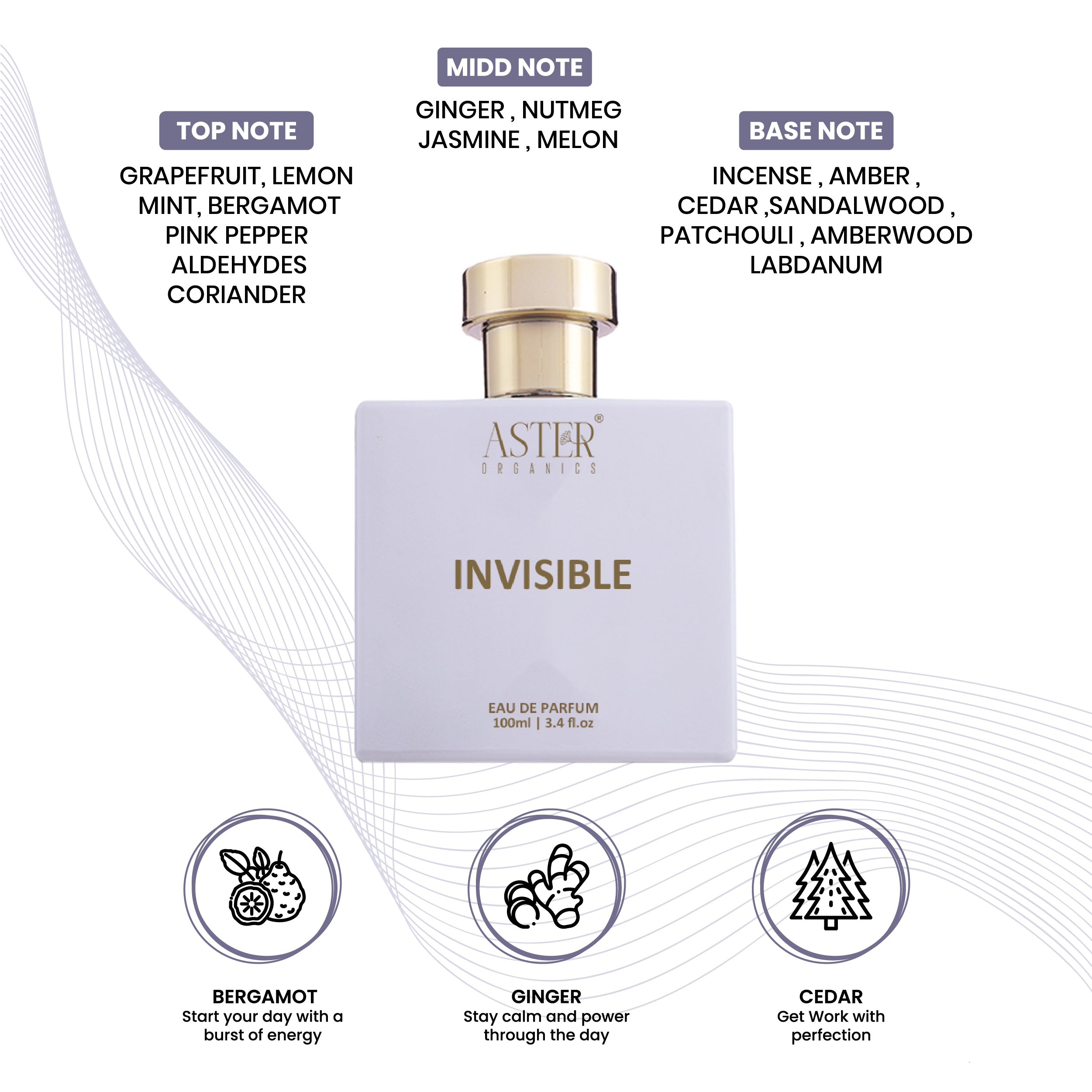 Invisible EDP for Men 100ml