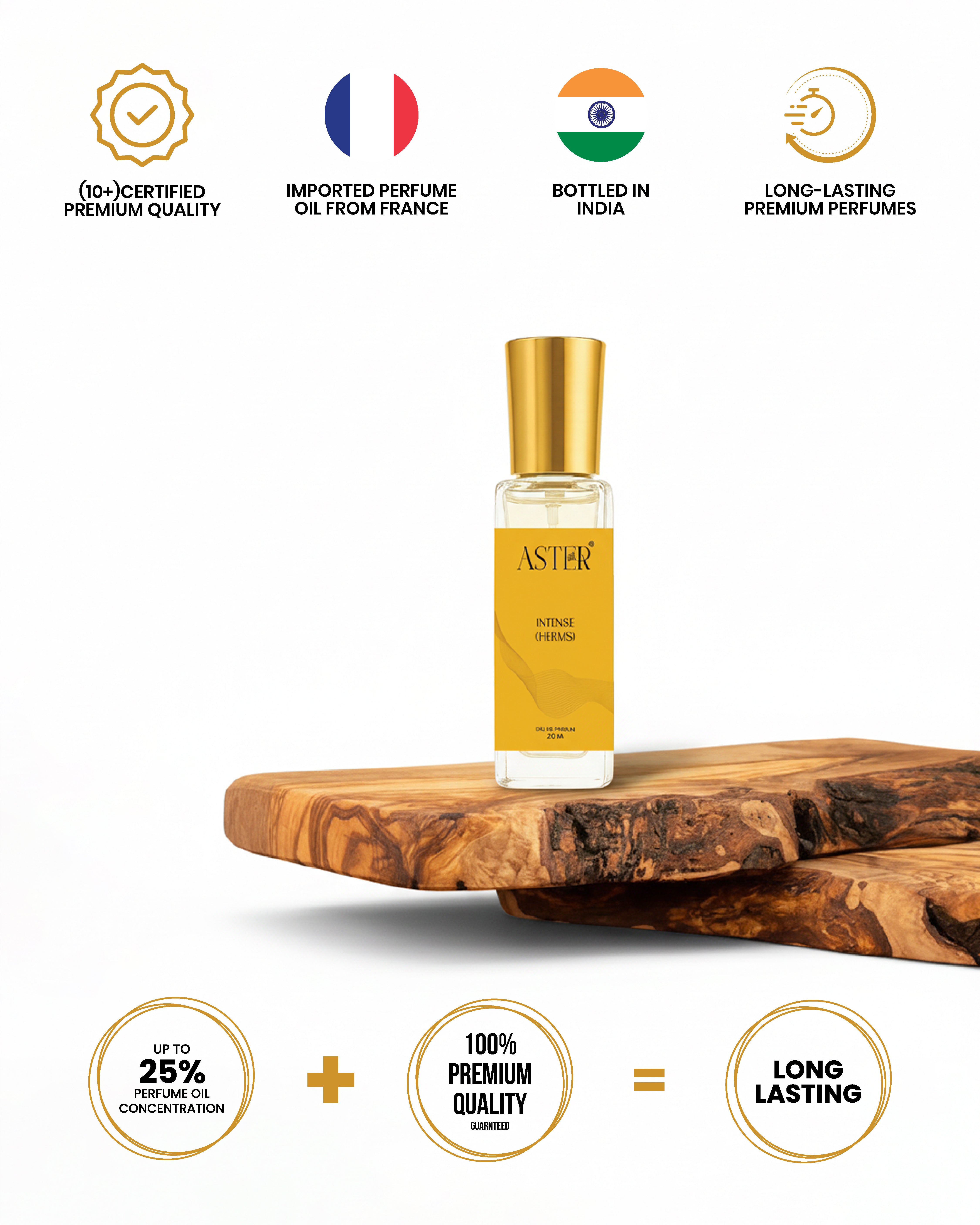 Intense Herms EDP for Men 20ml bottle