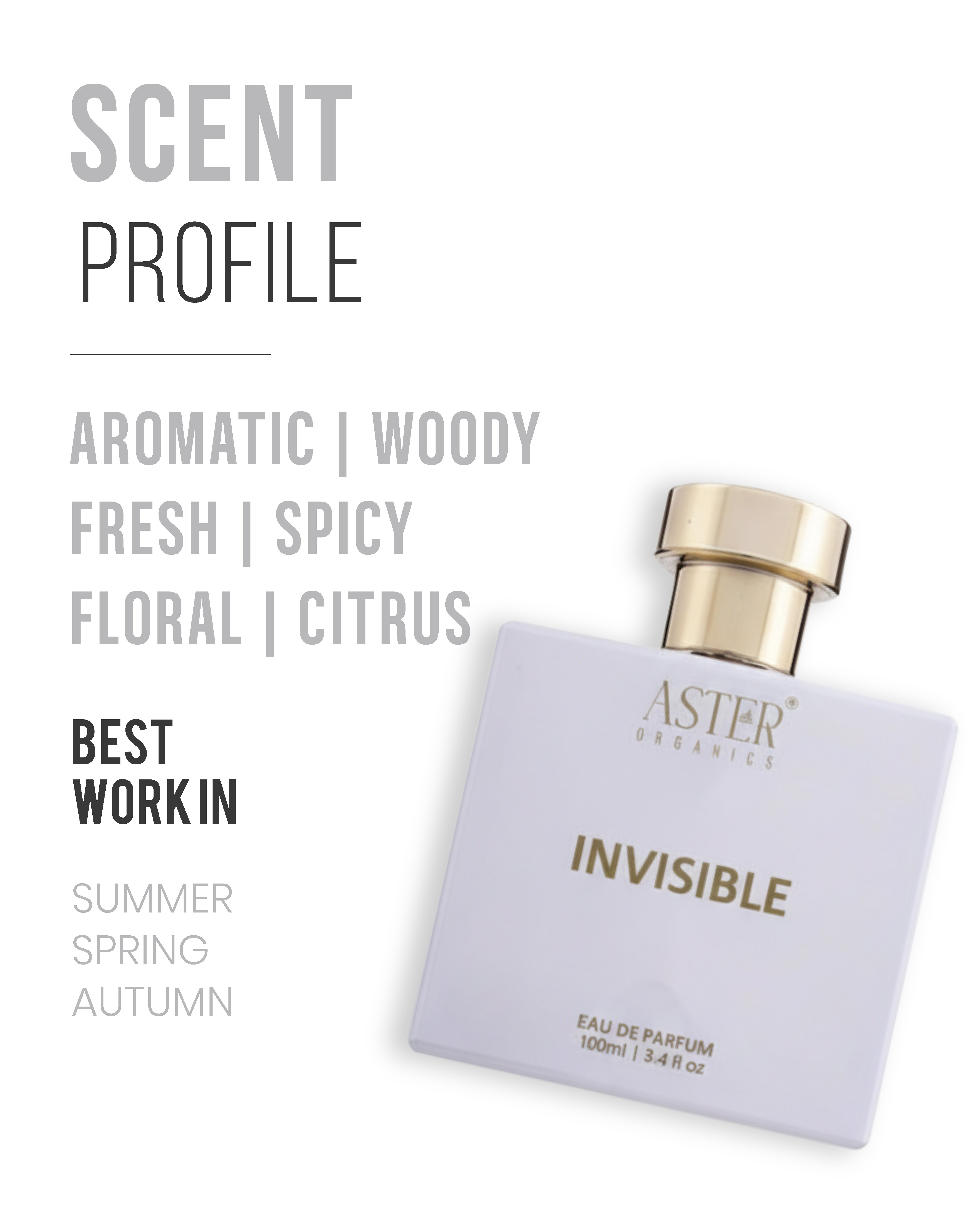Invisible EDP for Men 100ml