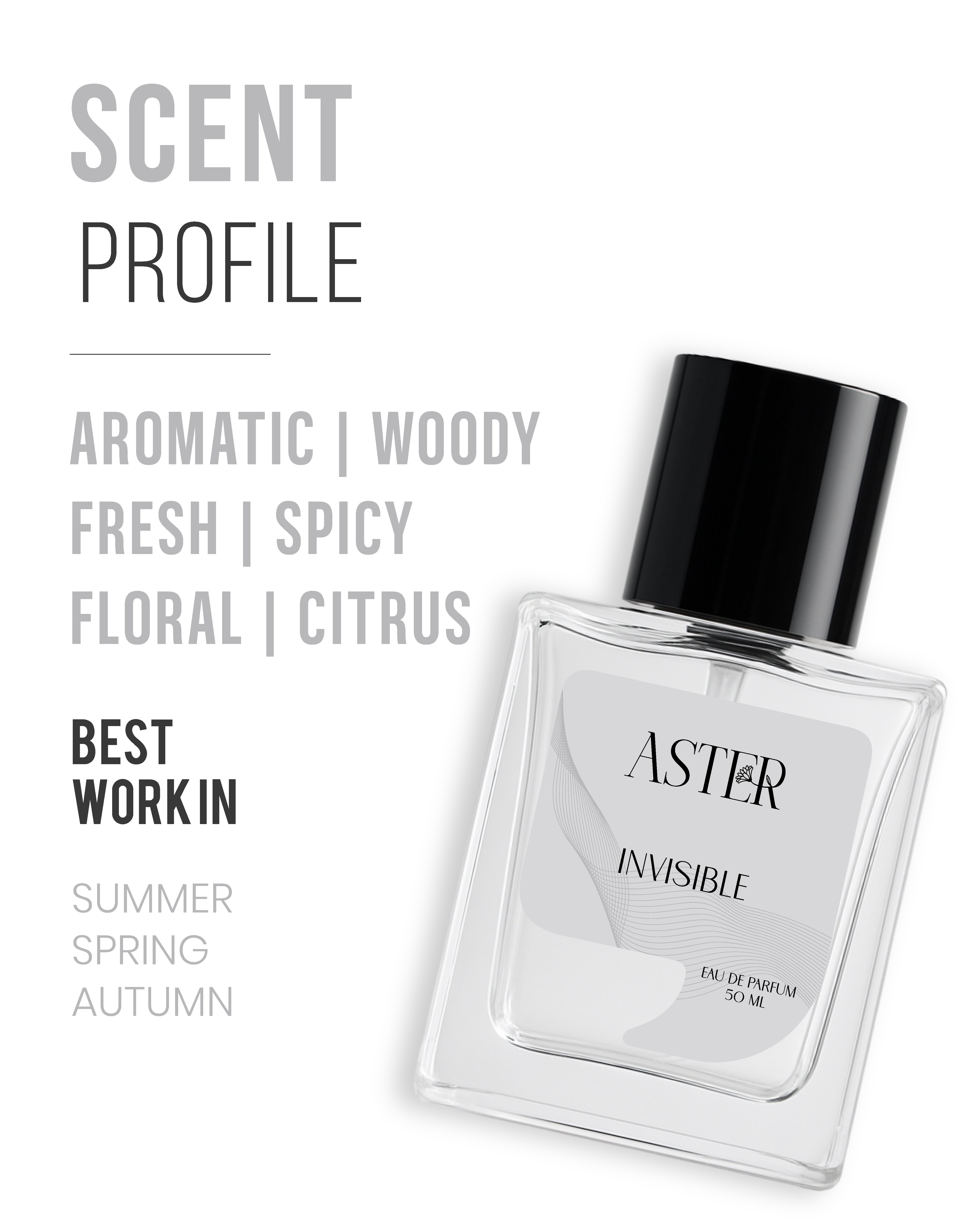 Invisible EDP for Men 50ml