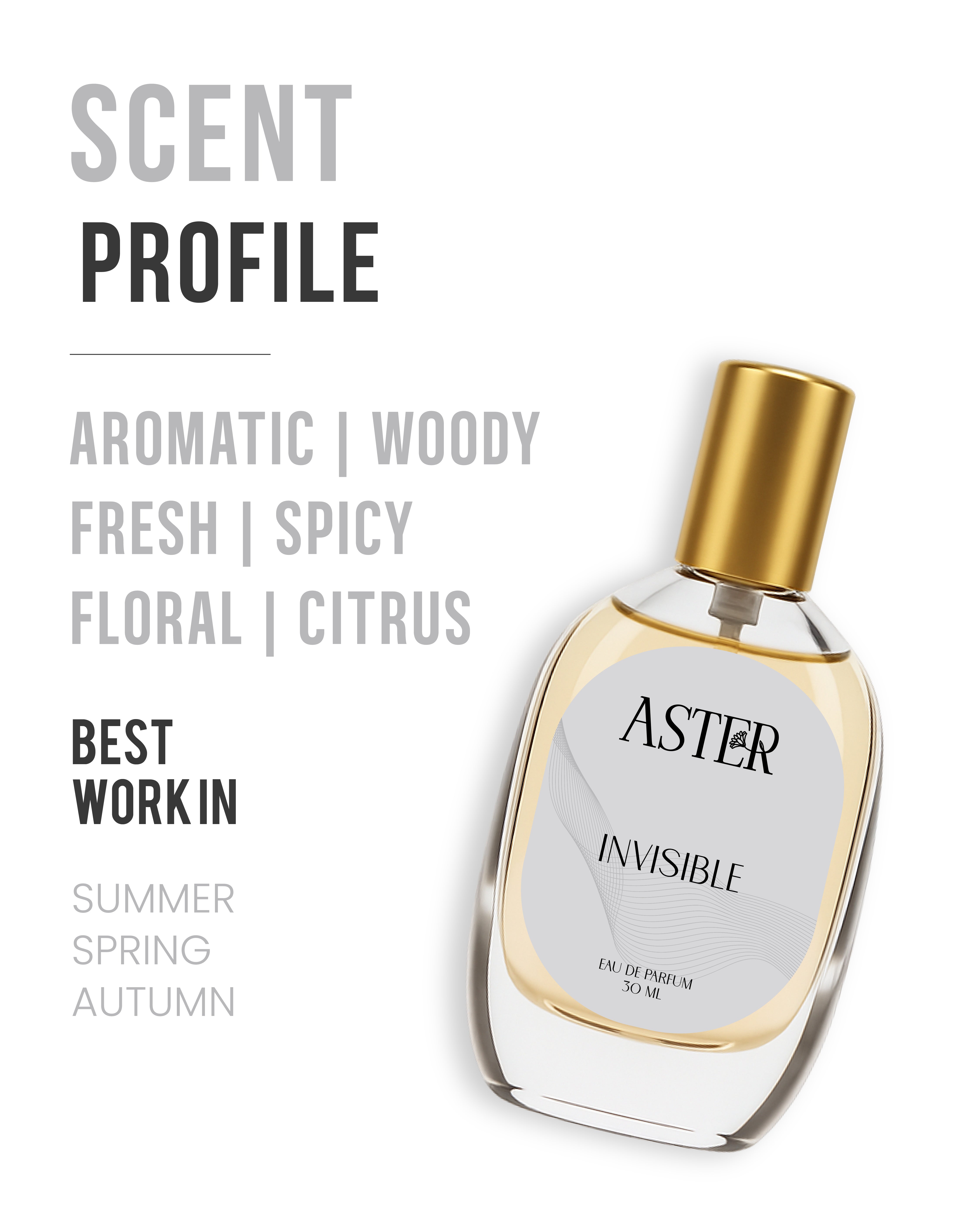 100% Organic Invisible for Men 30ml