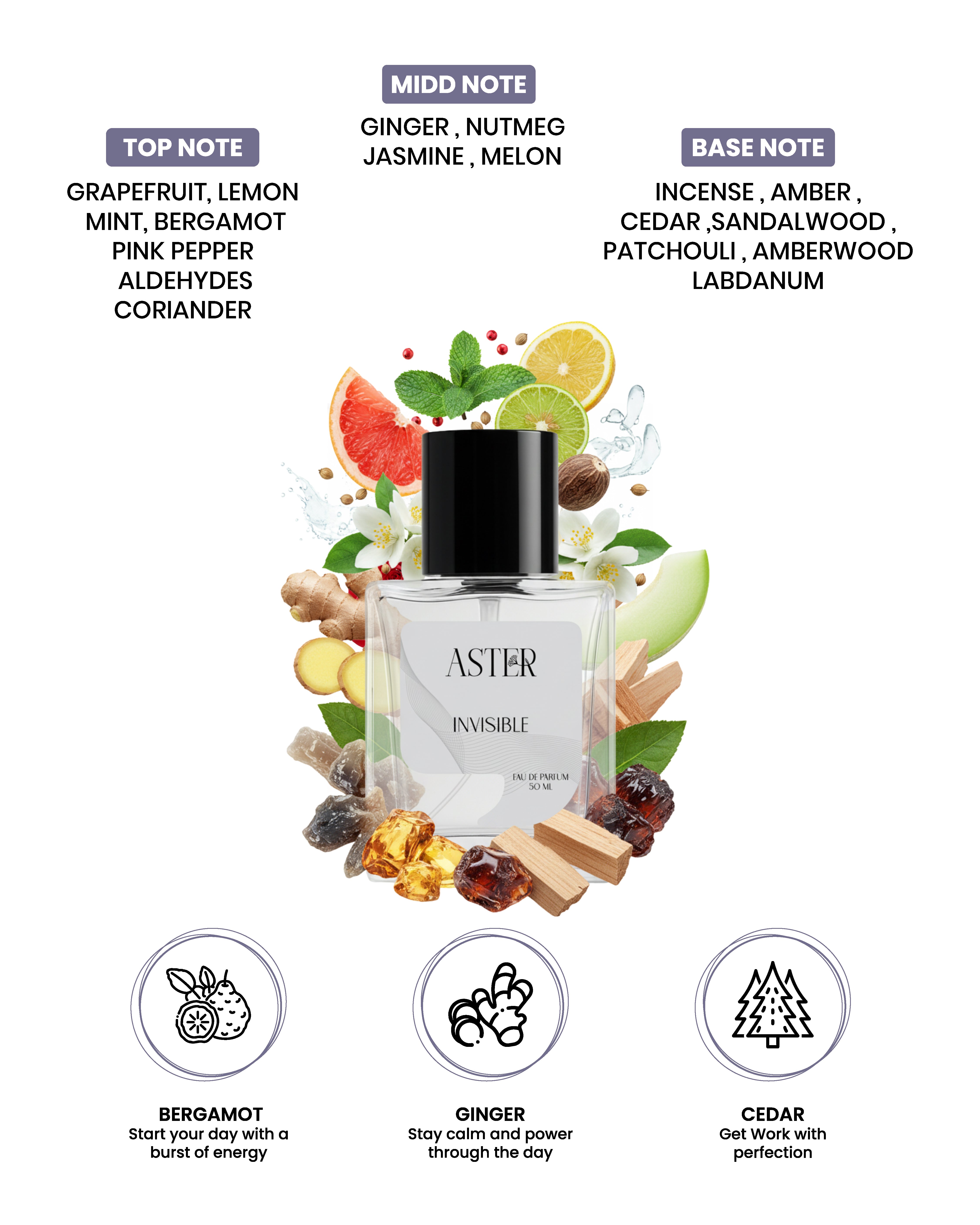 Invisible EDP for Men 50ml