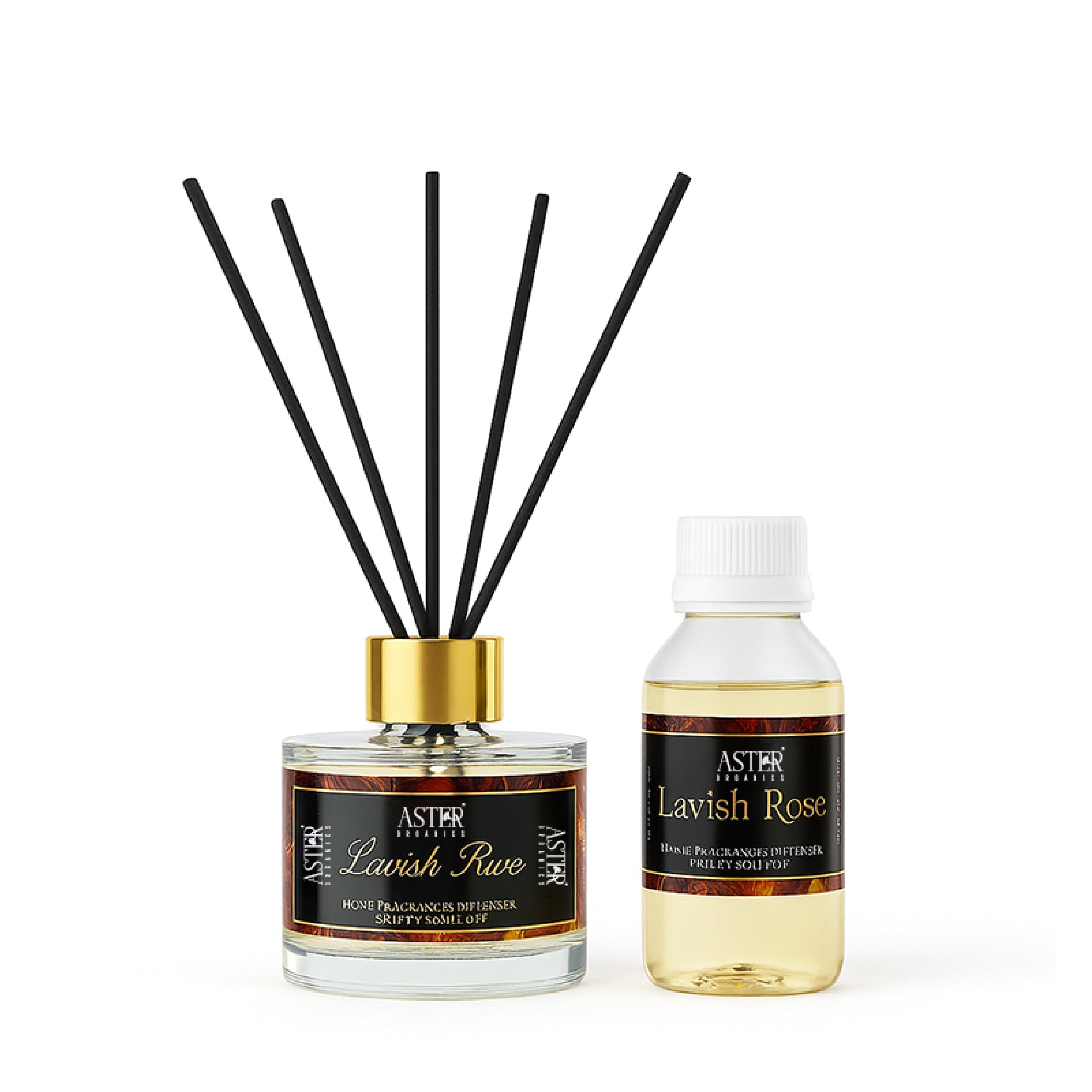 Lavish Rose Reed Diffuser Set