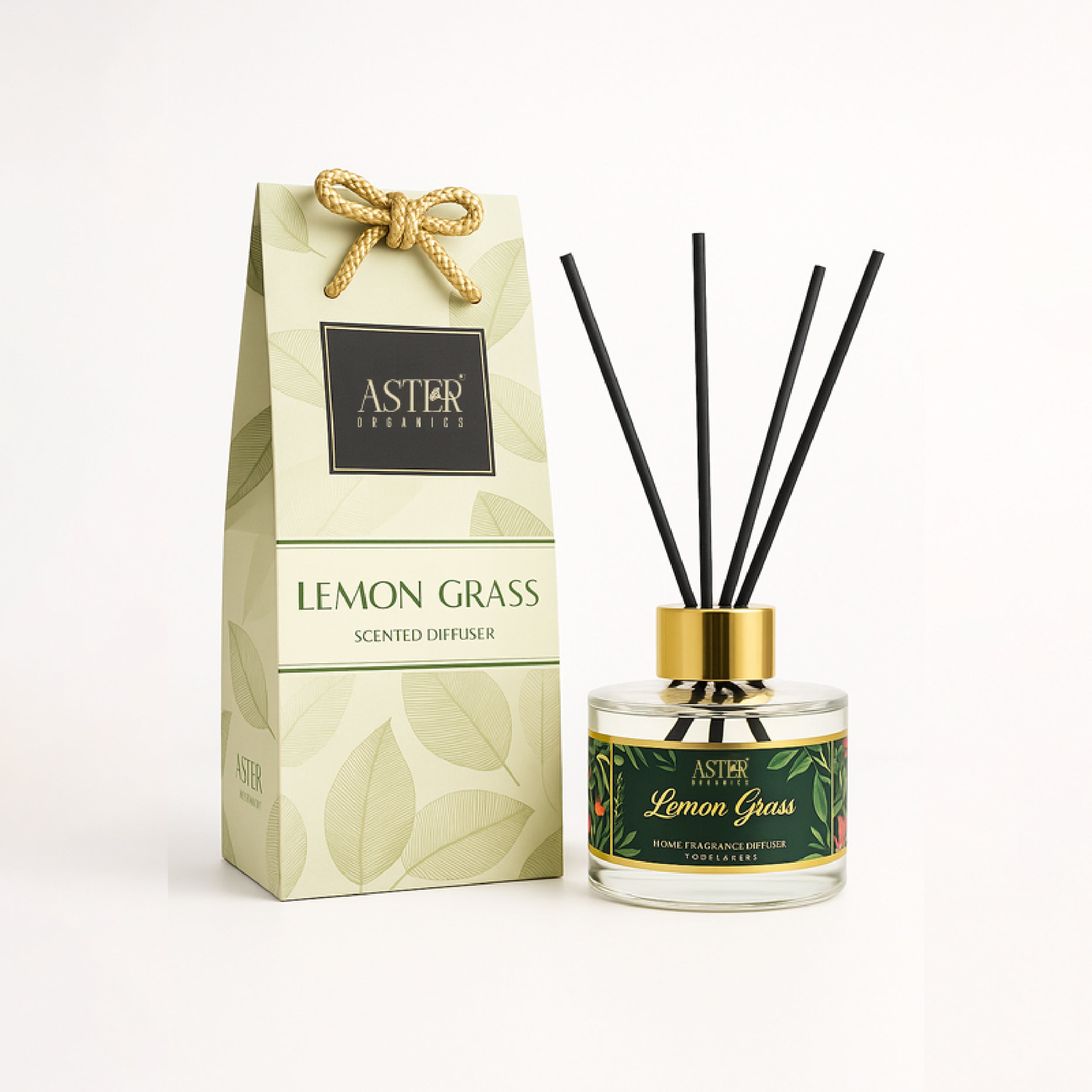 Lemon Grass Reed Diffuser Set
