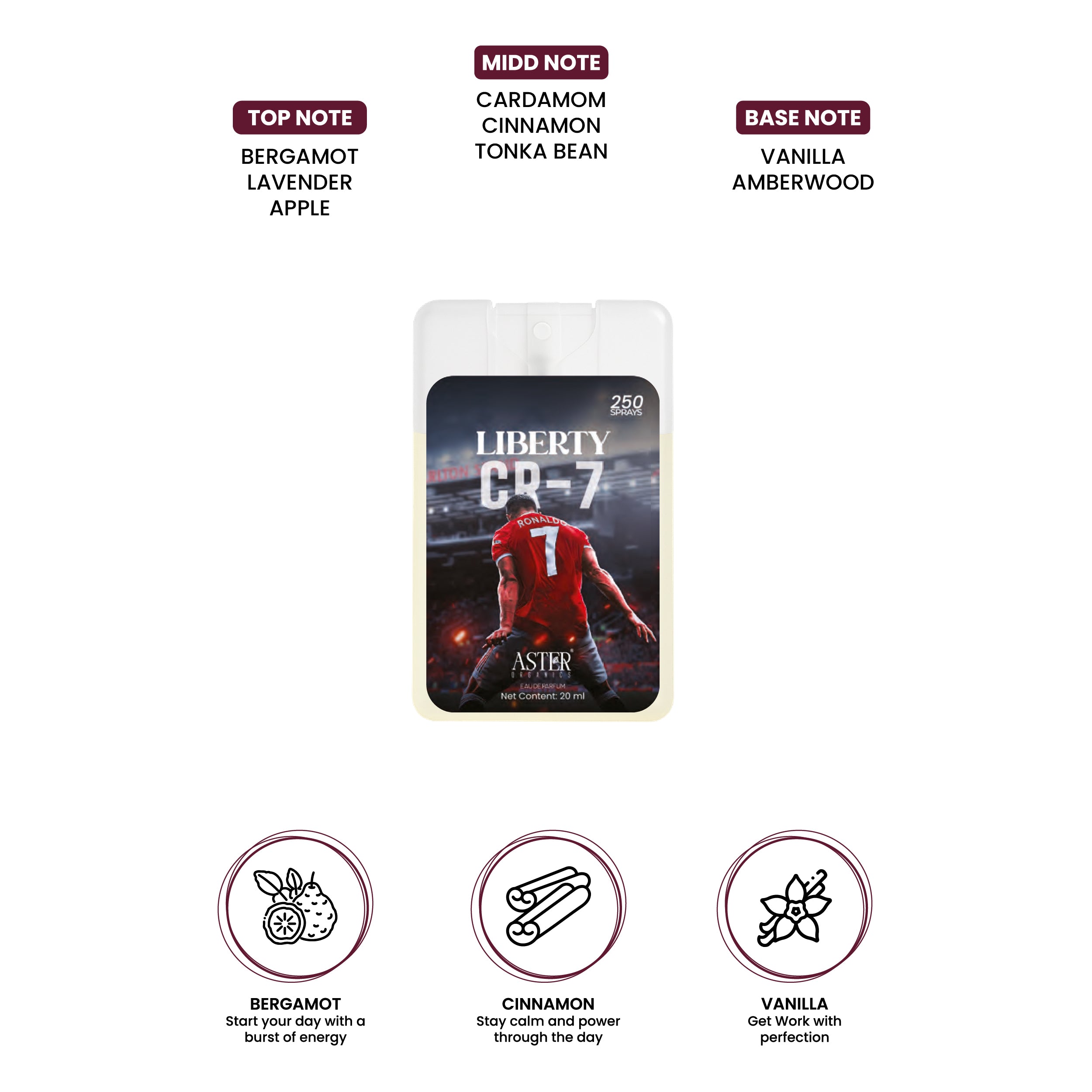 Liberty CR 7 Pocket Perfume for Men 20ml