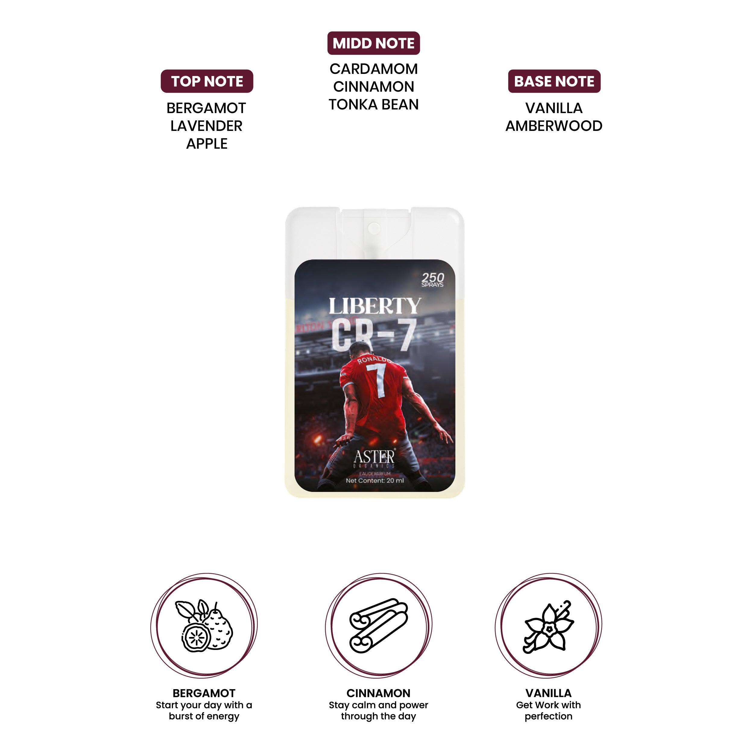 Liberty CR 7 Pocket Perfume for Men 20ml