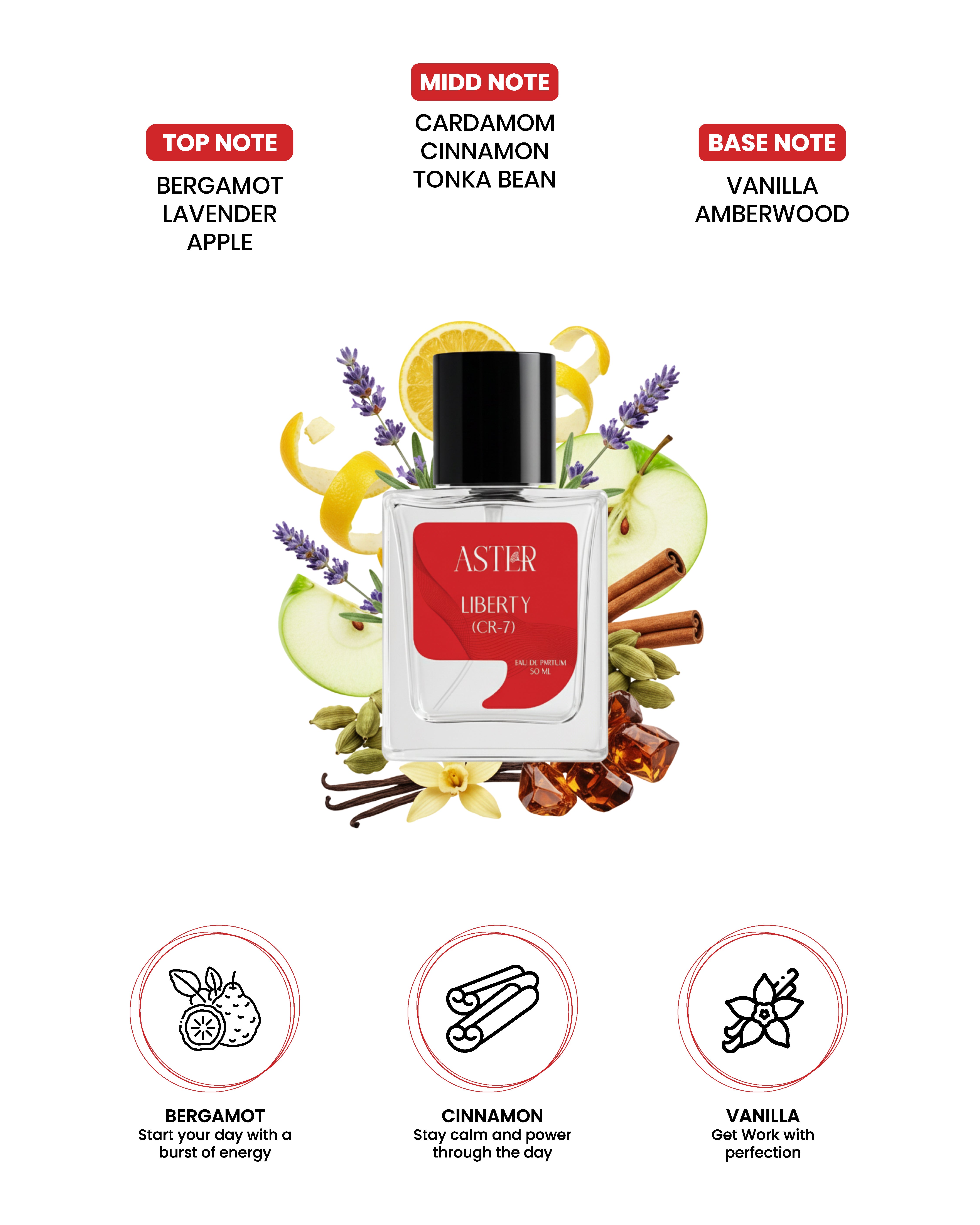 Liberty CR 7 EDP for Men 50ml