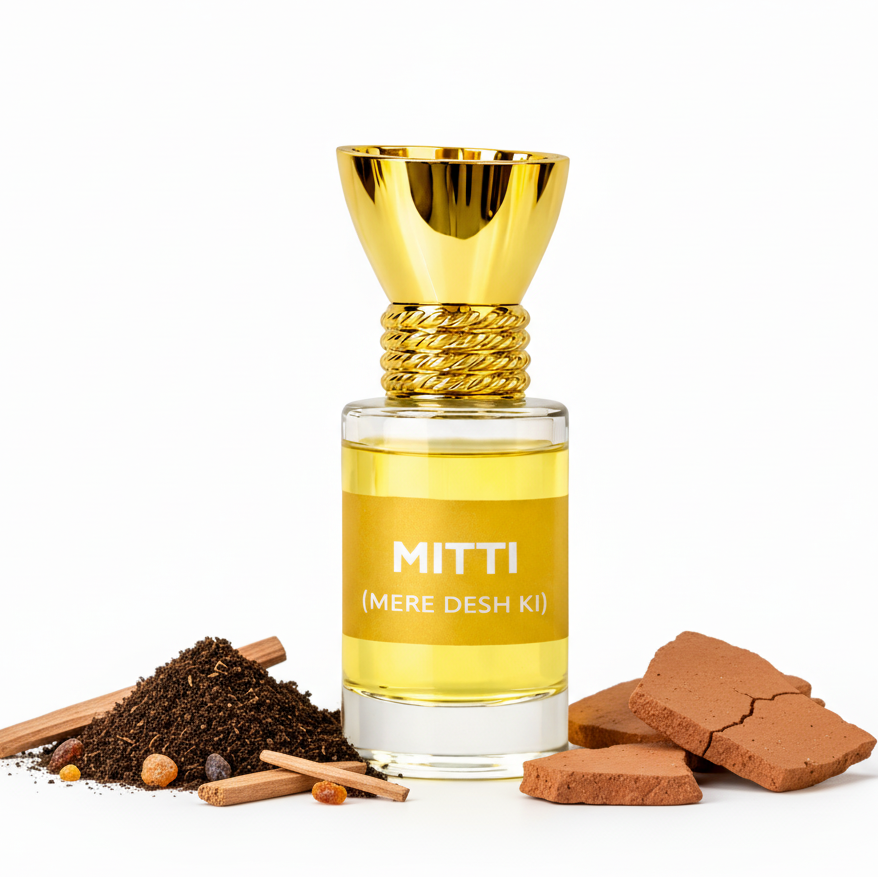 100% Organic Luxury Mitti (Mere Desh Ki) Attar - 6ml