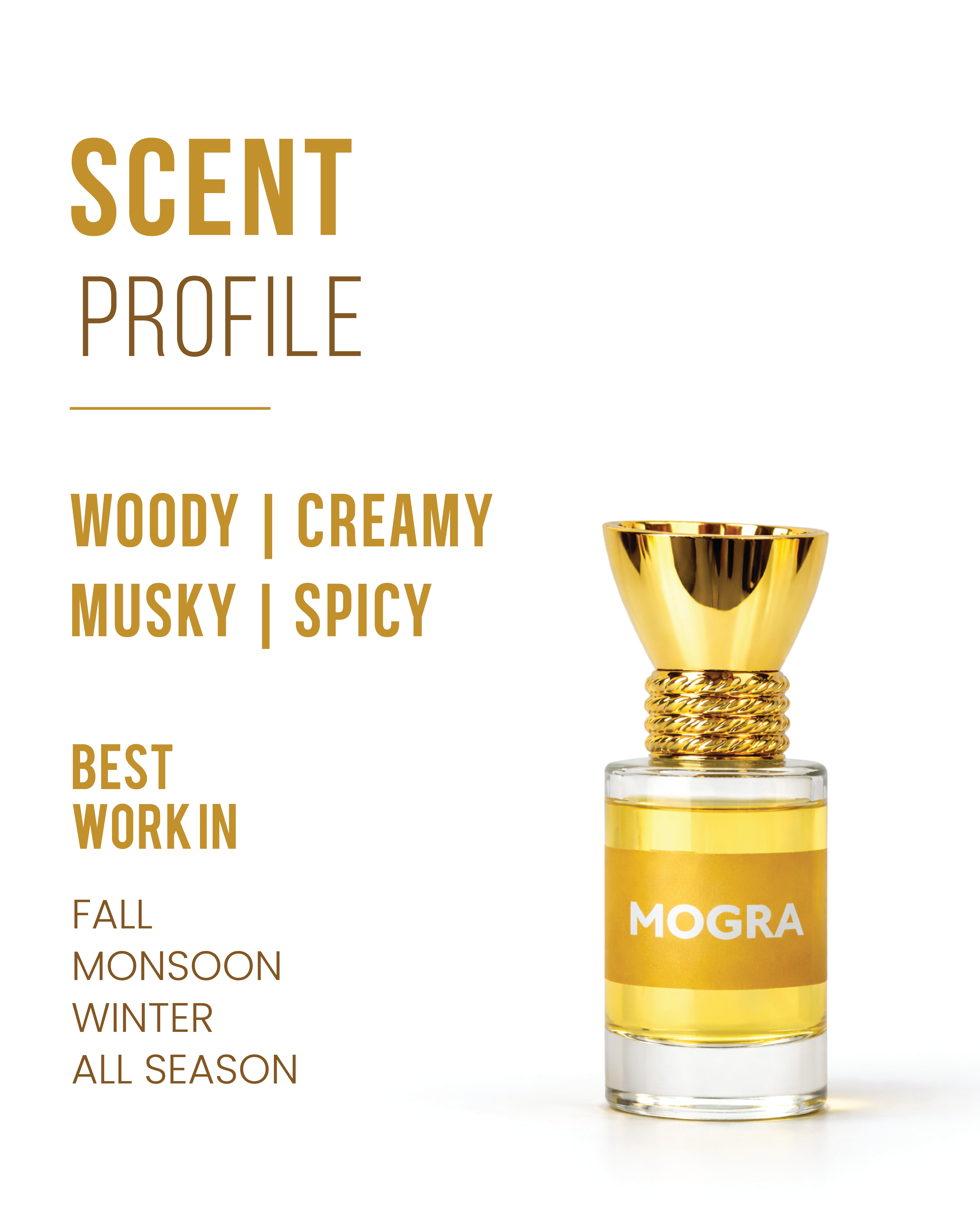 100% Organic Luxury Mogra Attar - 6ml
