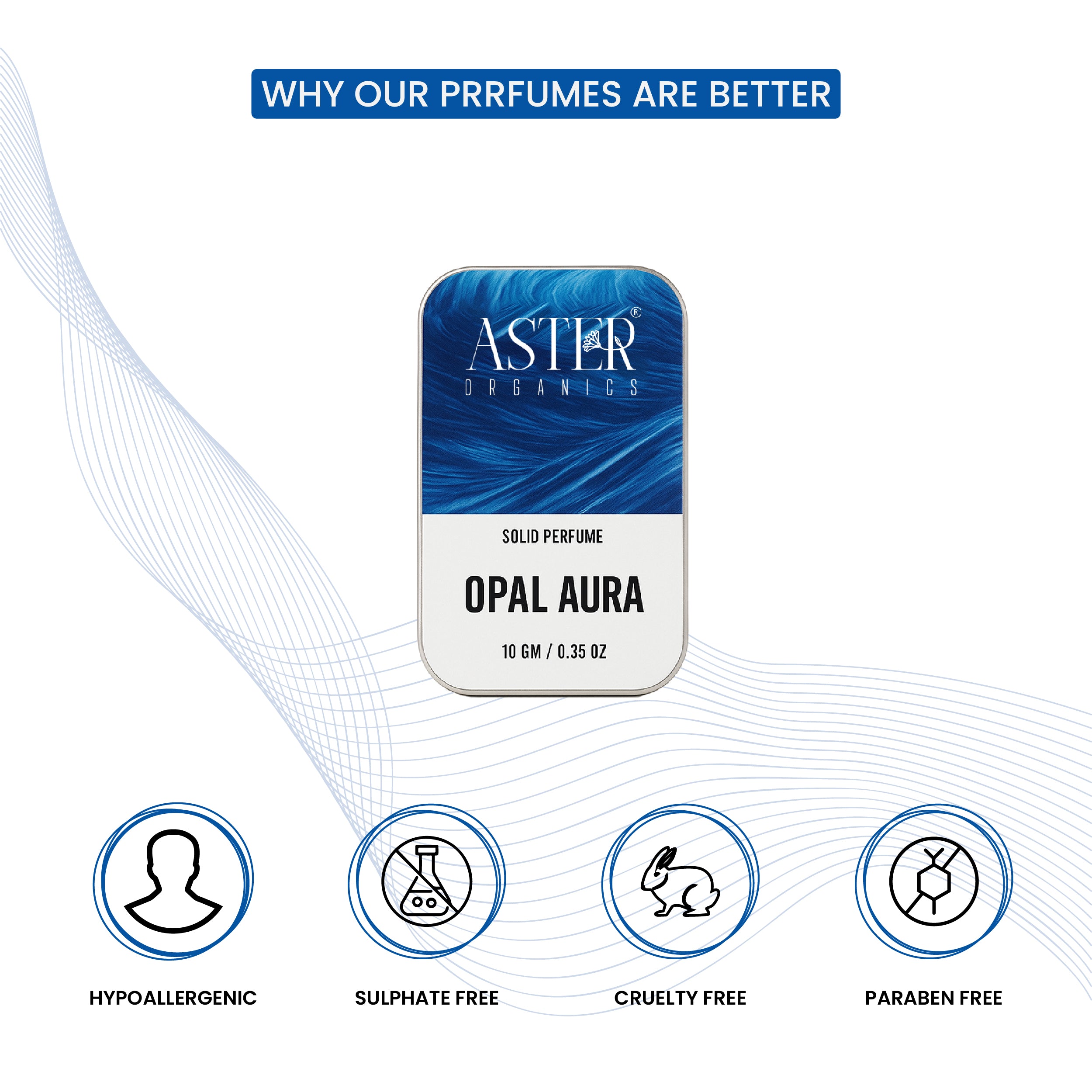Opal Aura Solid Perfume for Men