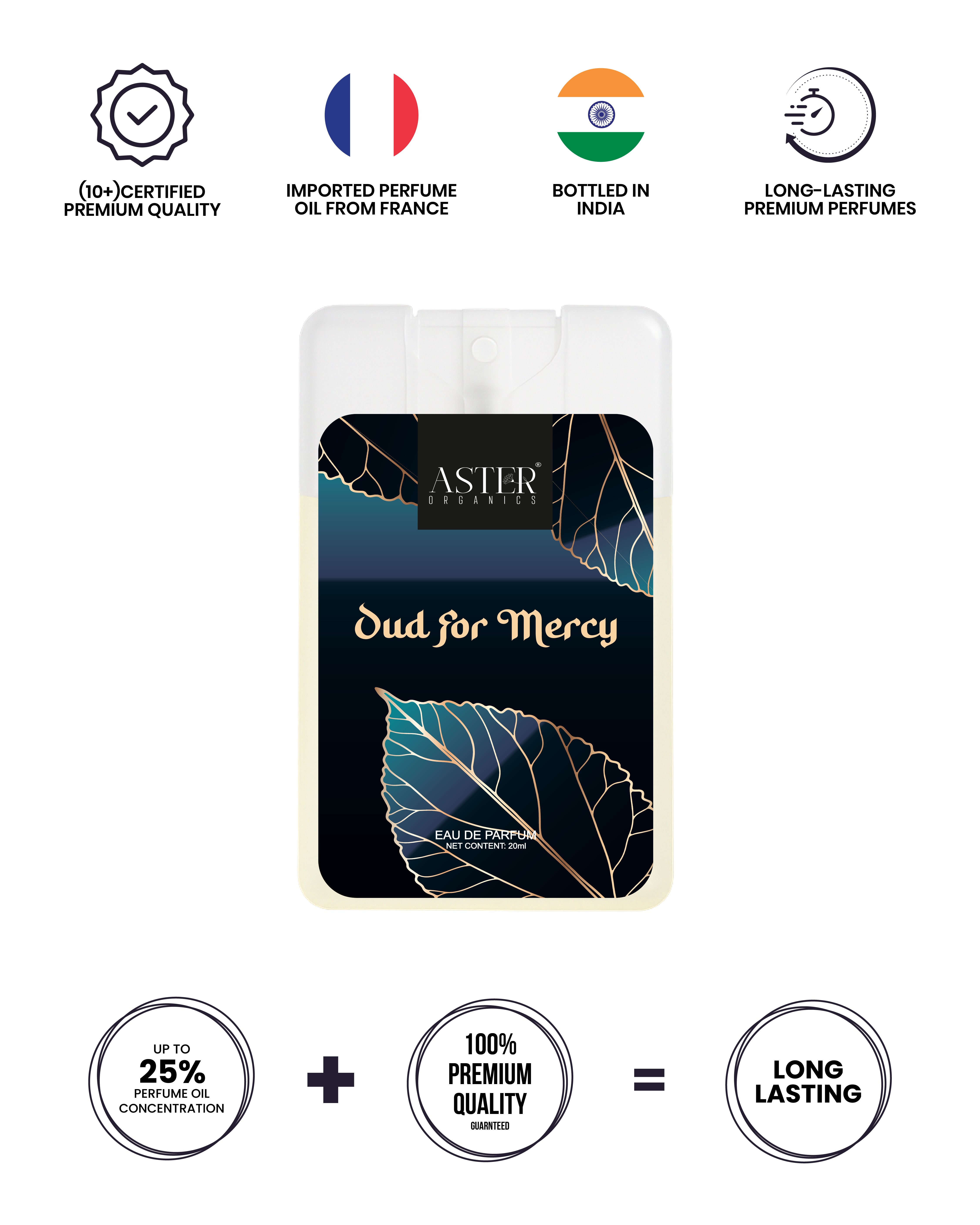 Oud For Mercy 20ml pocket perfume bottle