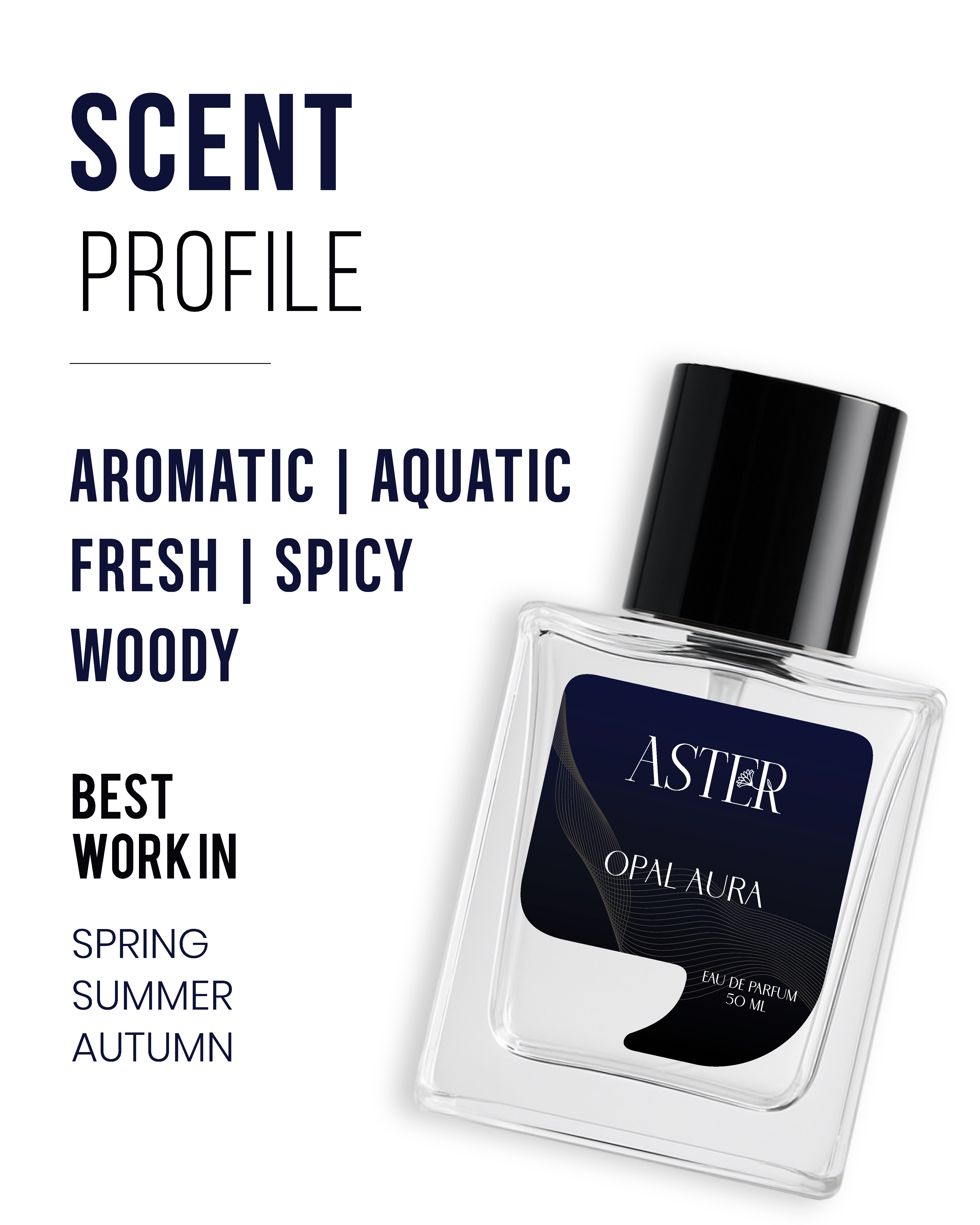 Opal Aura EDP for Men 50ml