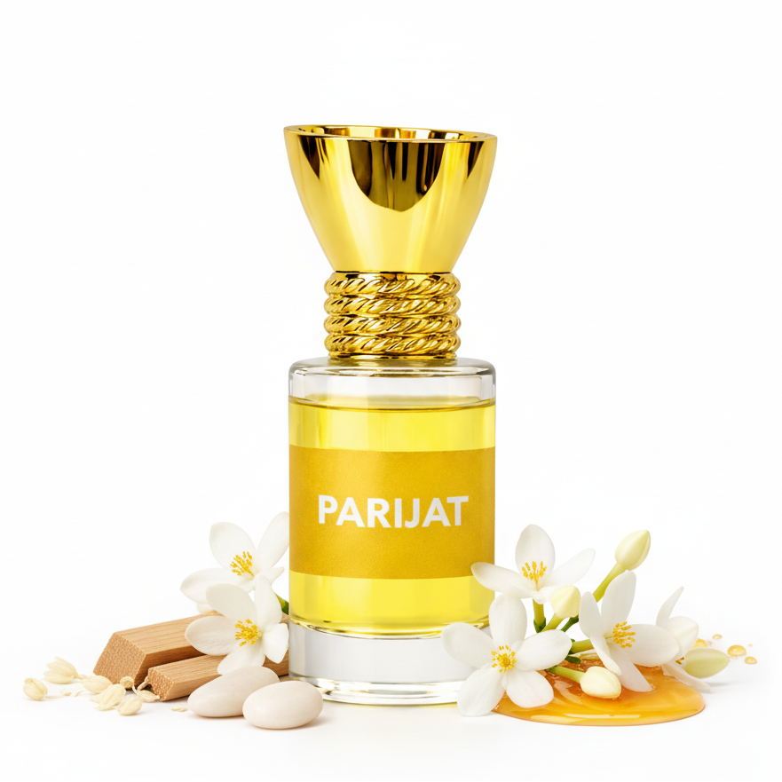 100% Organic Luxury Parijat Attar - 6ml