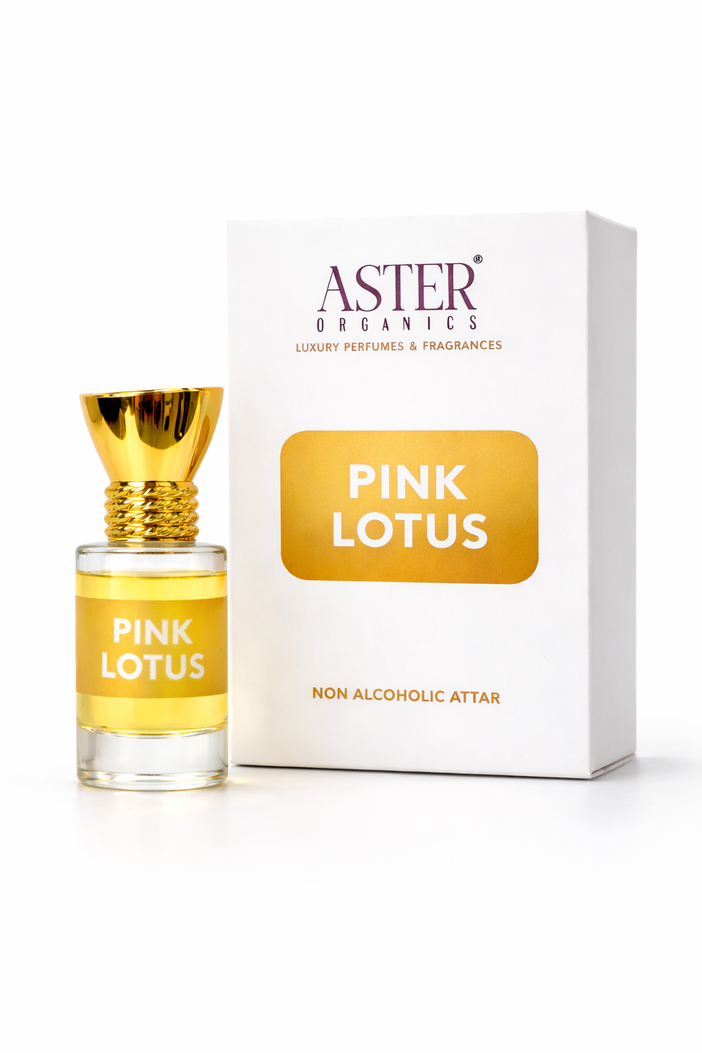 100% Organic Luxury Pink Lotus Attar - 6ml