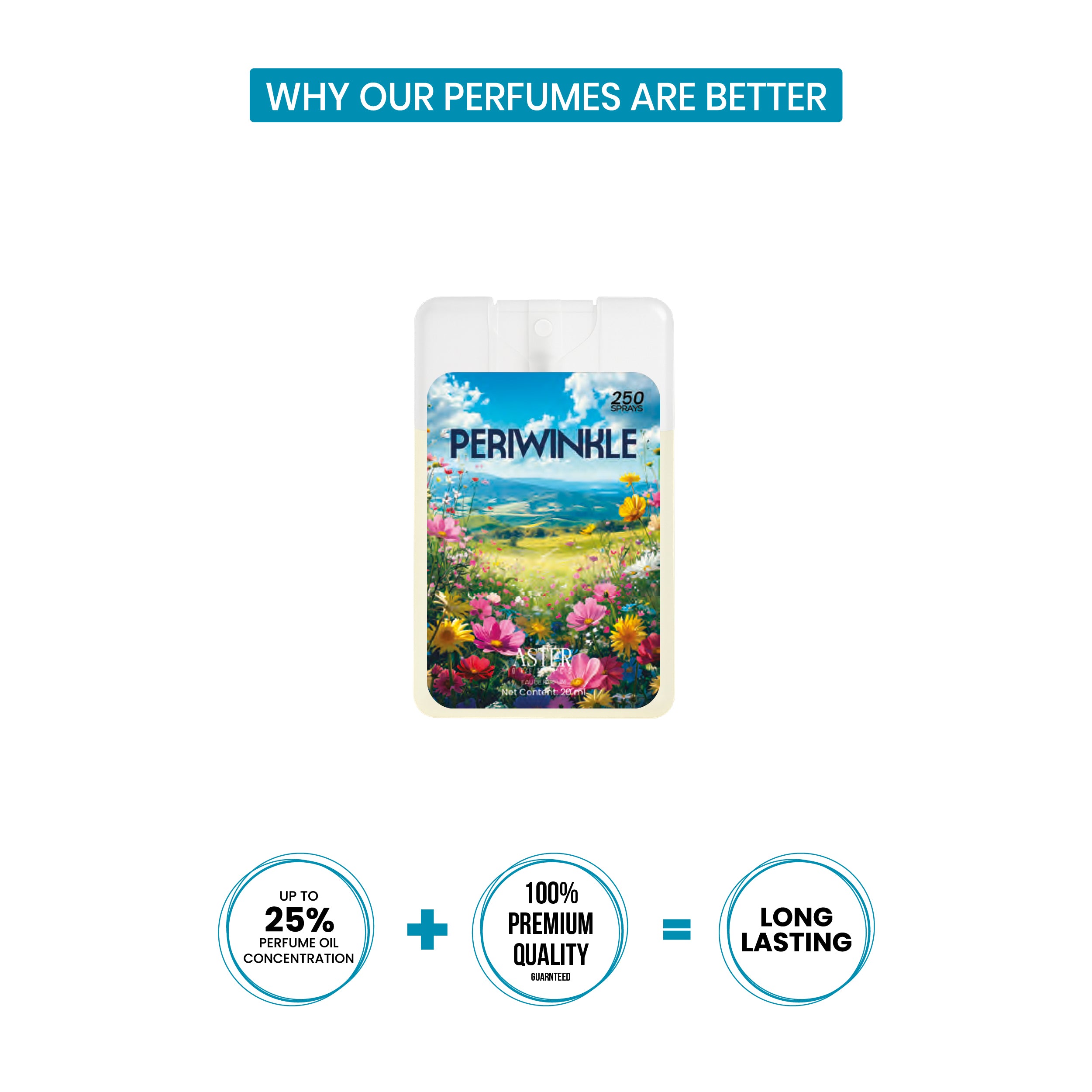 Periwinkle Pocket Perfume for Woman 20ml